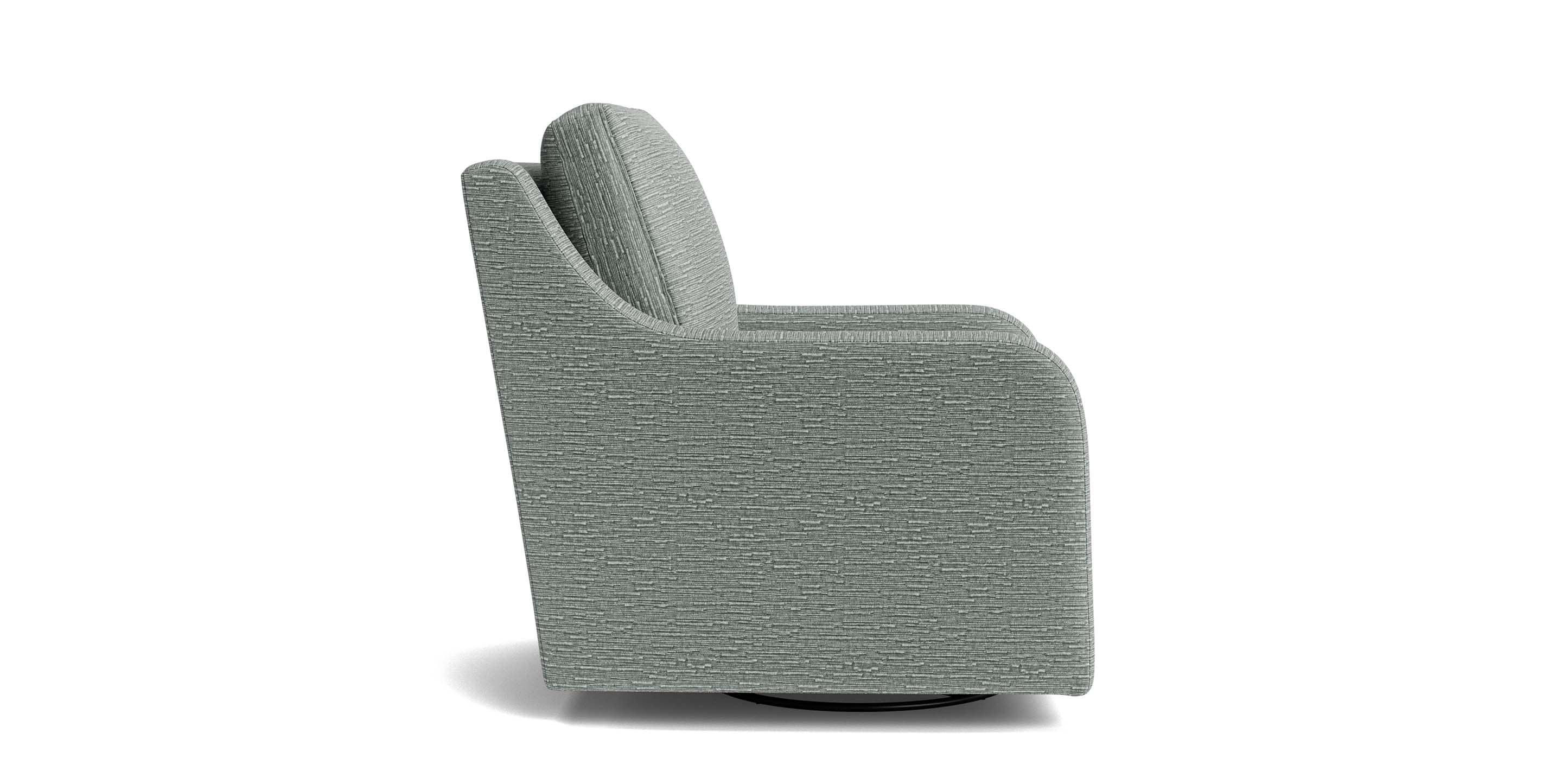 Bassett Scarlett Swivel Glider — Your Fabric, Made in USA