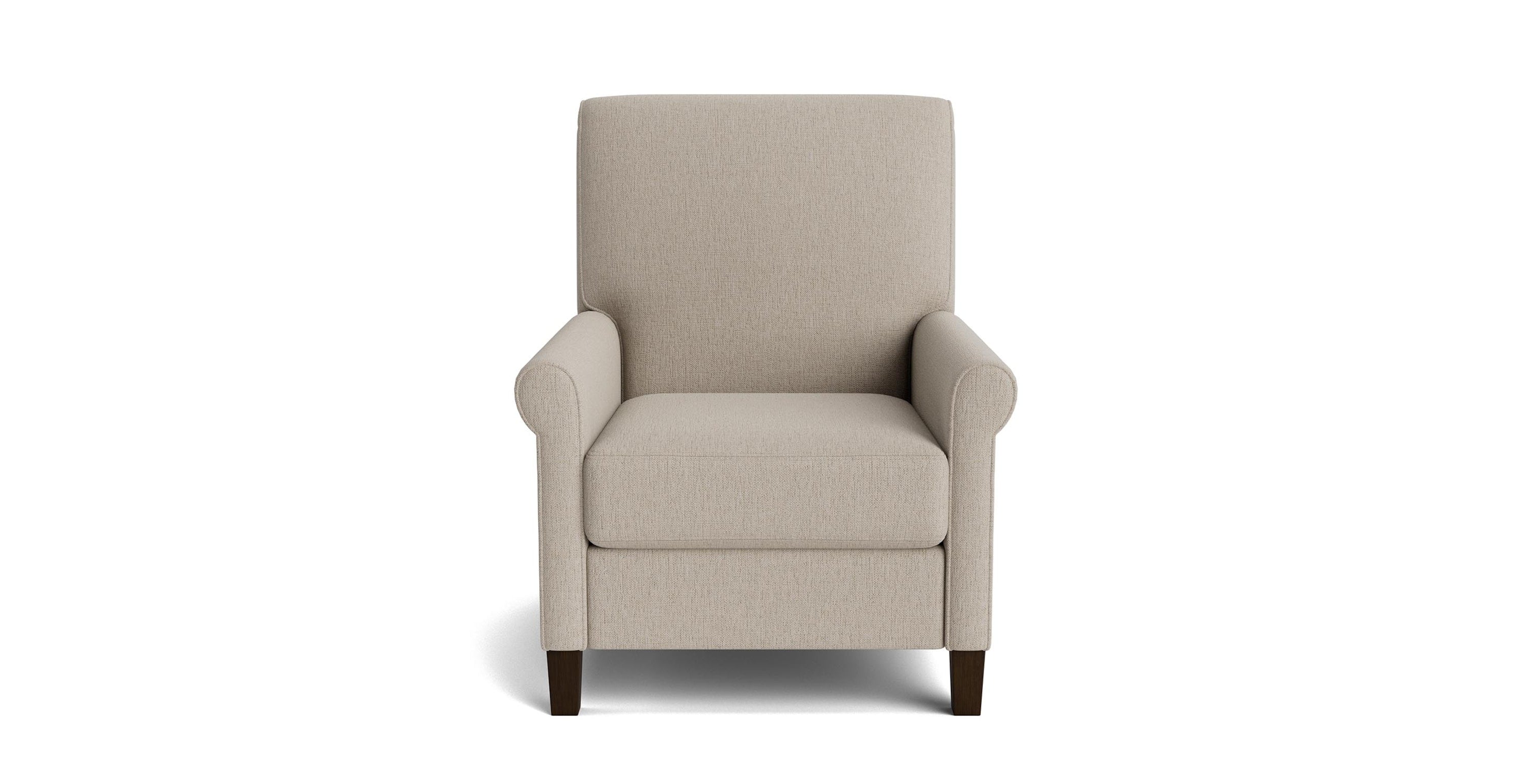 Nelson Sock Arm Lay Flat Manual Recliner Bassett