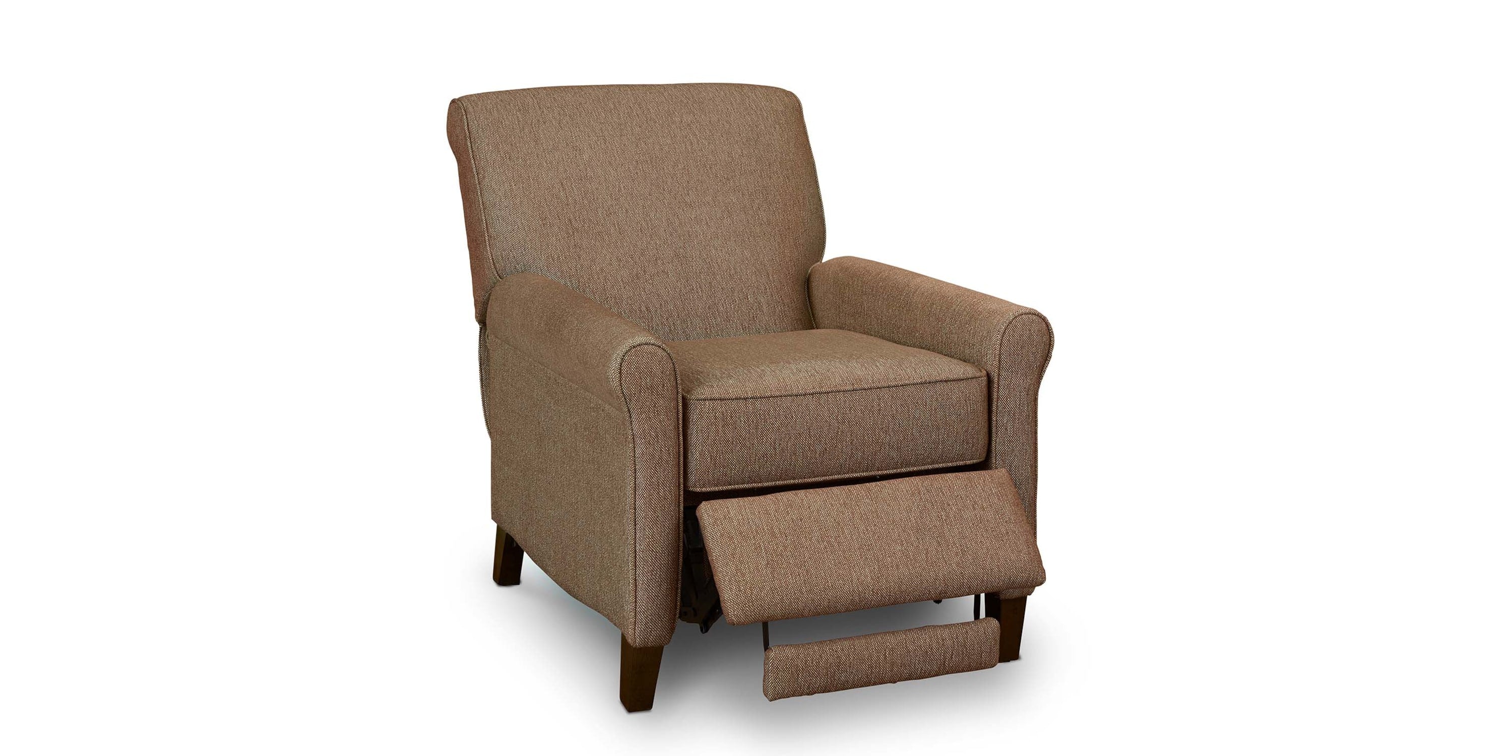 Nelson Sock Arm Lay Flat Power Recliner Bassett