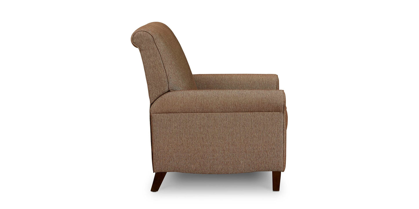 Nelson Sock Arm Lay Flat Power Recliner Bassett