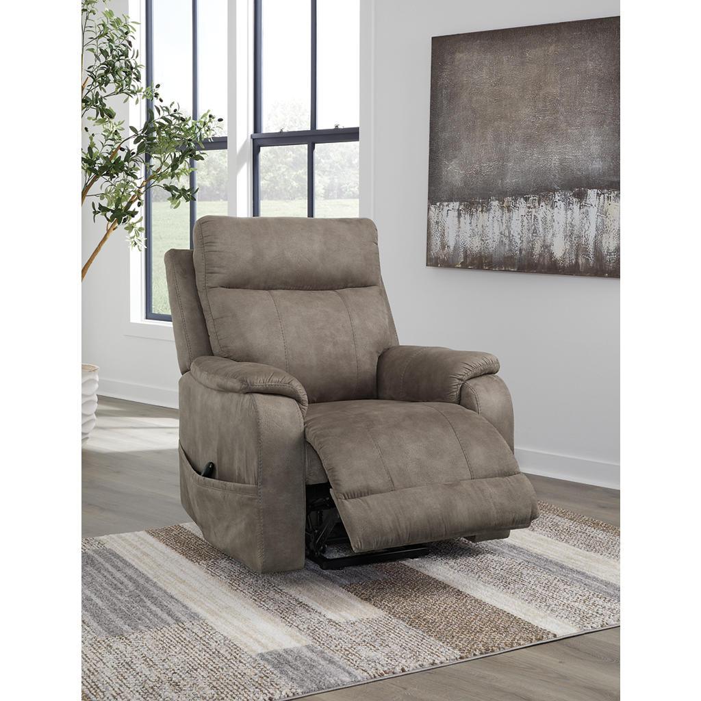 Crestmeade Power Lift Recliner — Fossil Signature Design by Ashley® Living Room