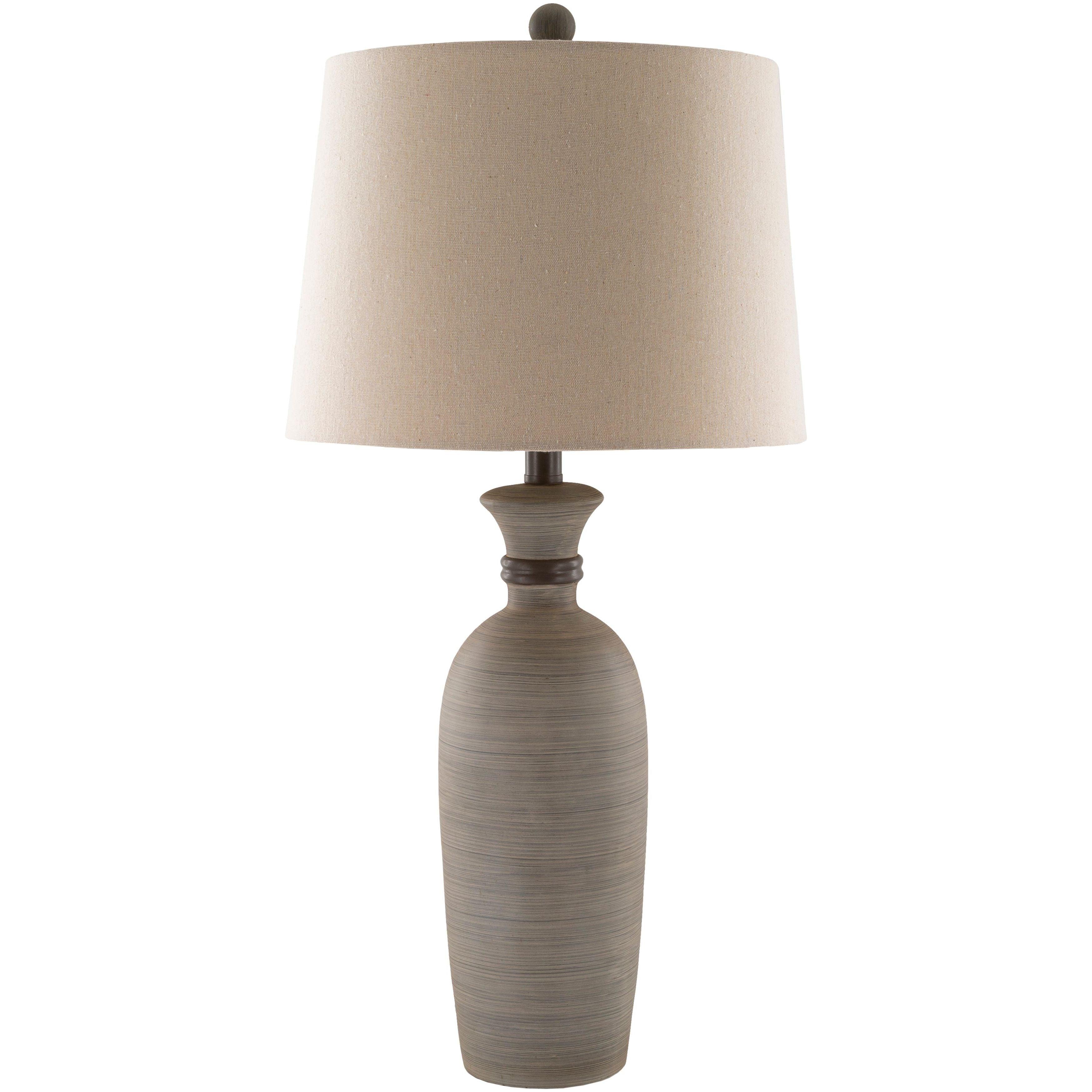 Abellona Accent Table Lamp — Gray