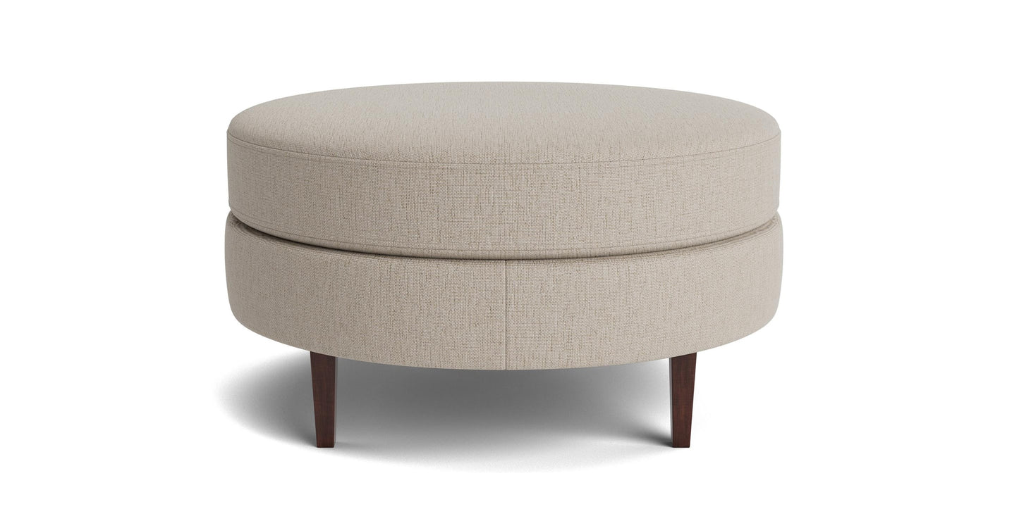 Delway Round Ottoman Bassett