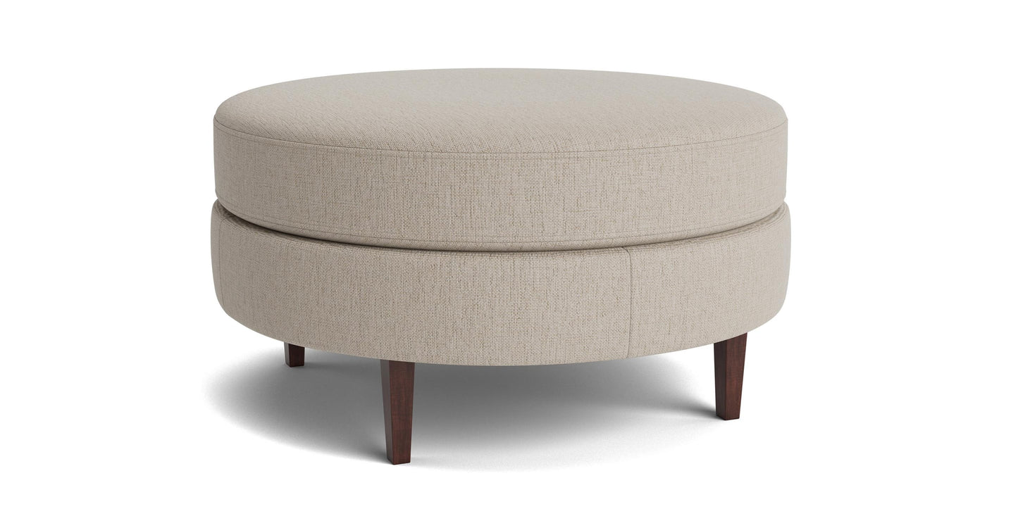 Delway Round Ottoman Bassett