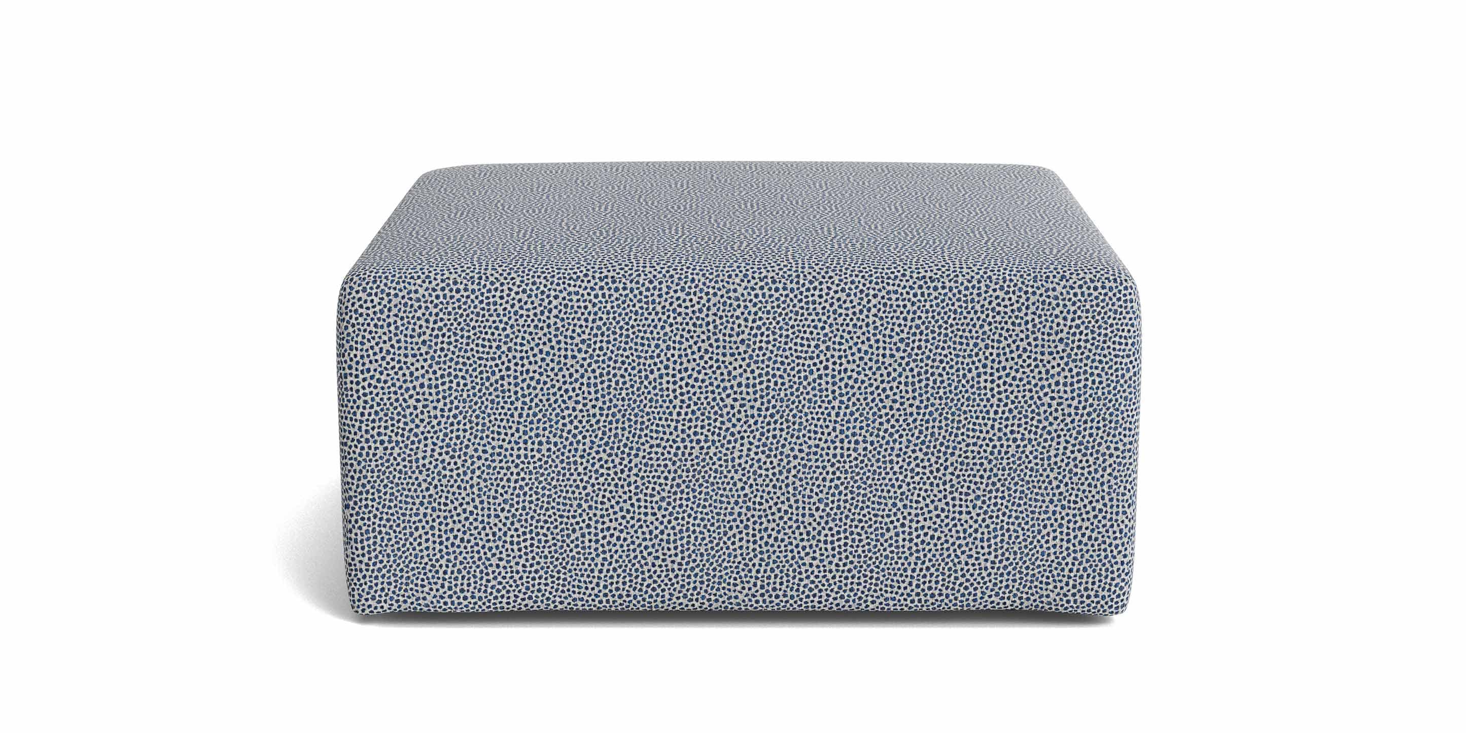 Bassett Rolland 44-Inch Square Ottoman — Your Fabric, USA-Built