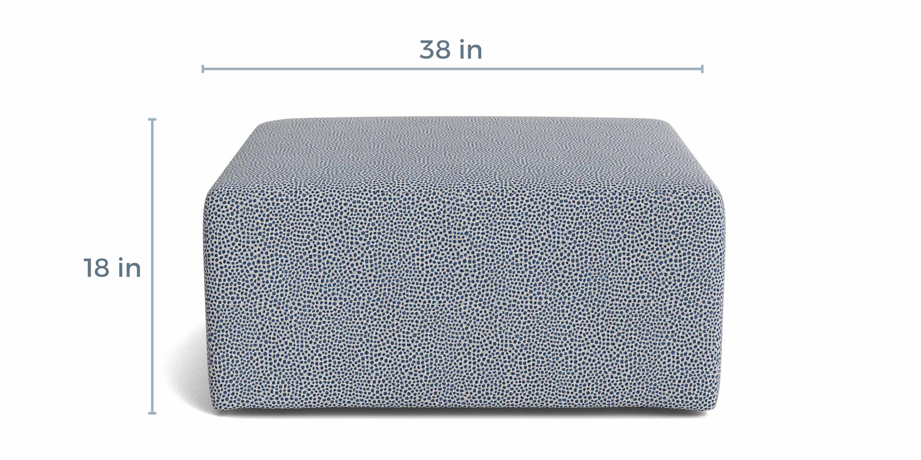 Kelly Square Ottoman Bassett