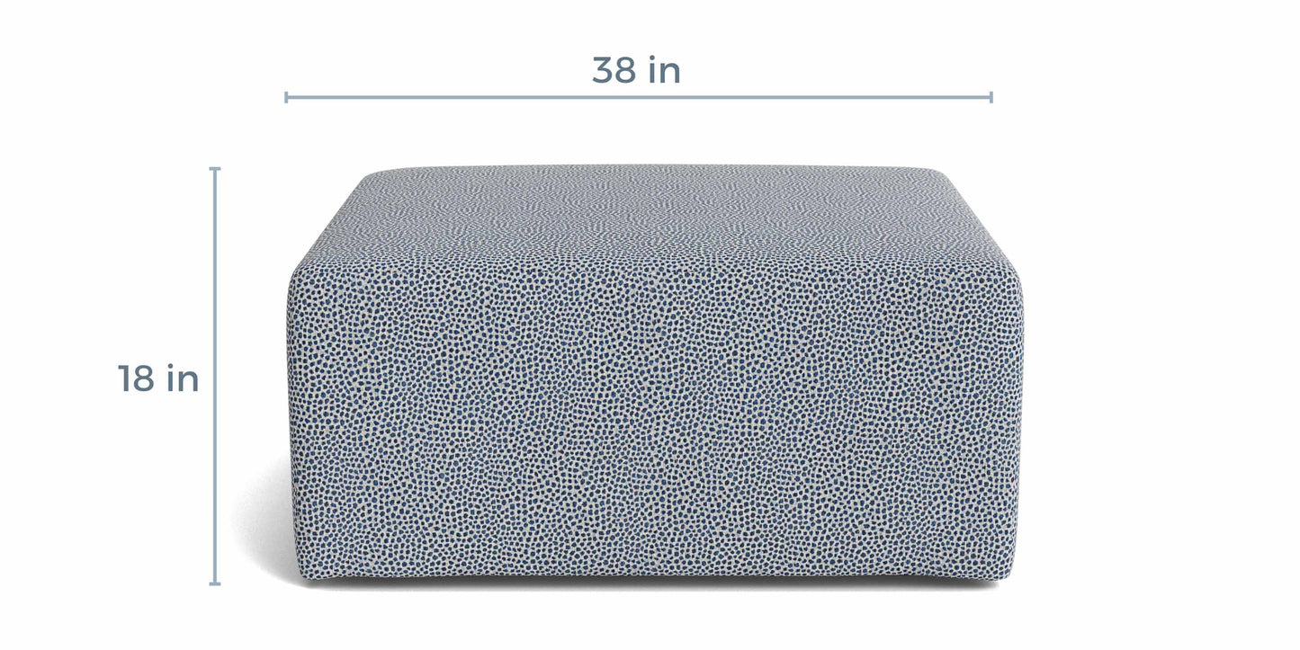 Kelly Square Ottoman Bassett