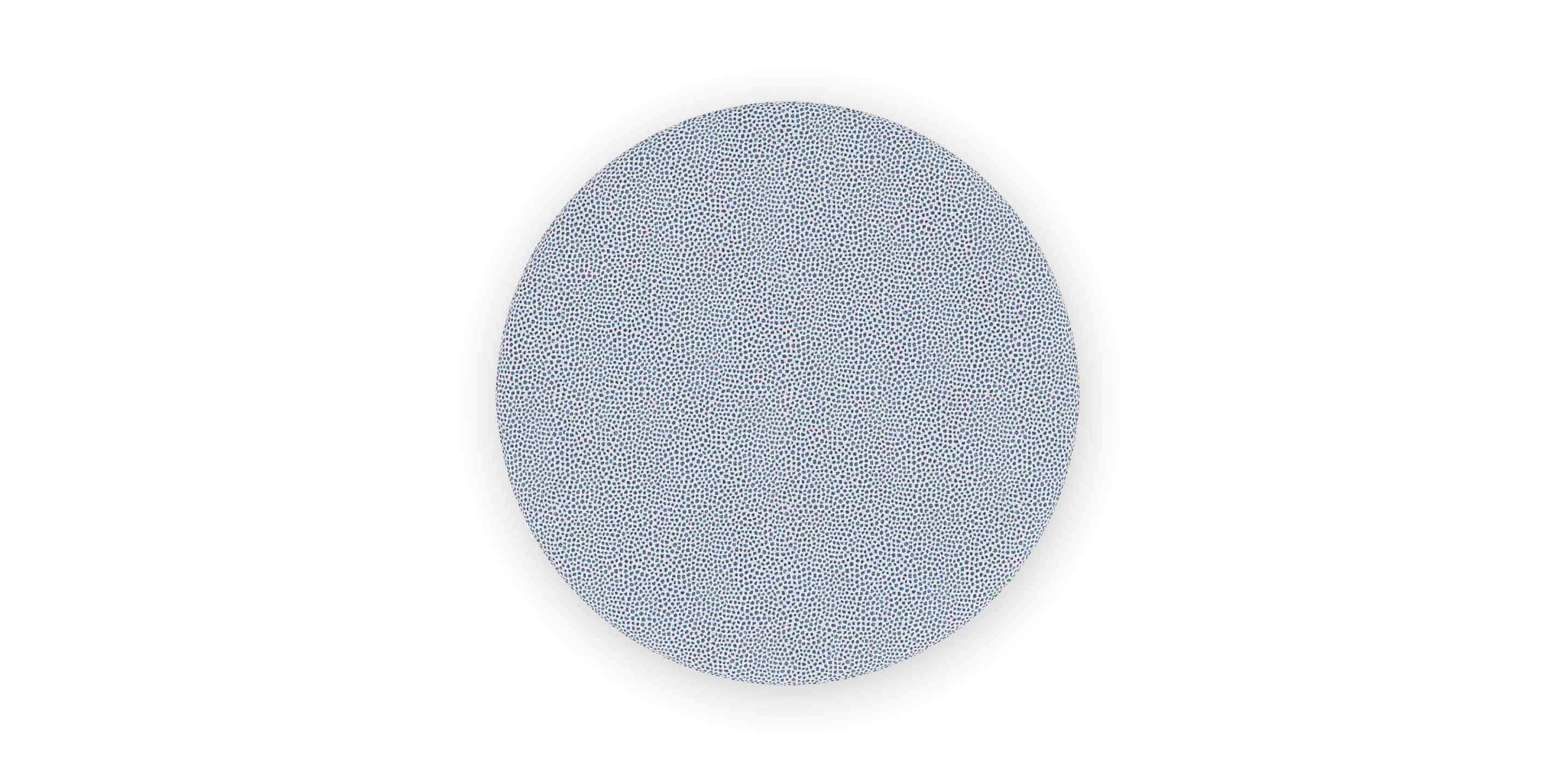 Bassett Rolland 44-Inch Round Ottoman — Your Fabric, Built in the USA