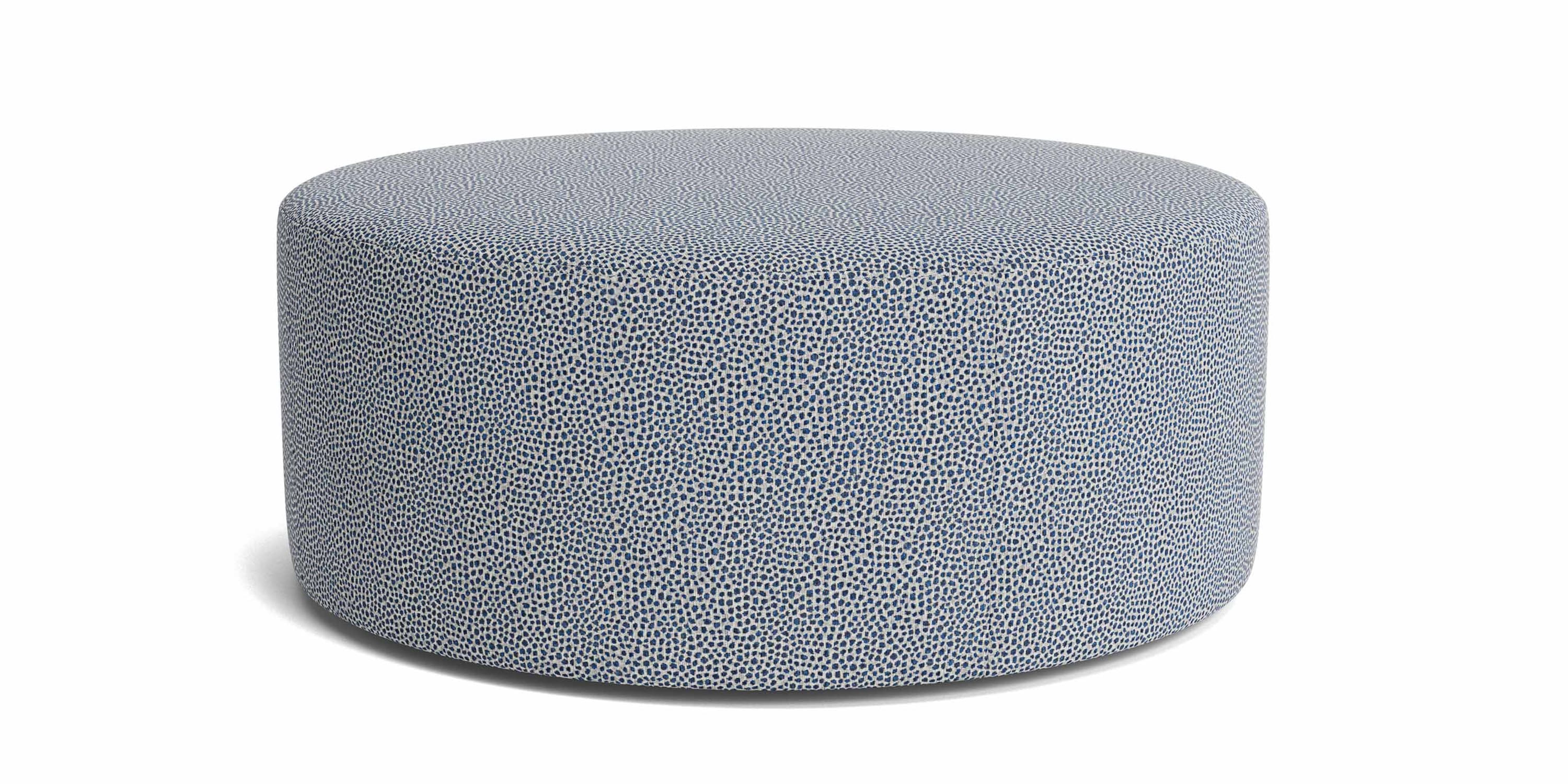 Kelly Round Ottoman Bassett