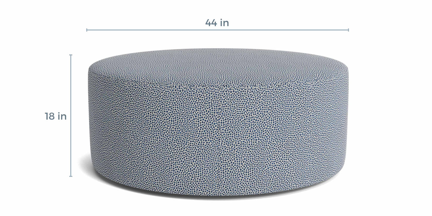 Kelly Round Ottoman Bassett