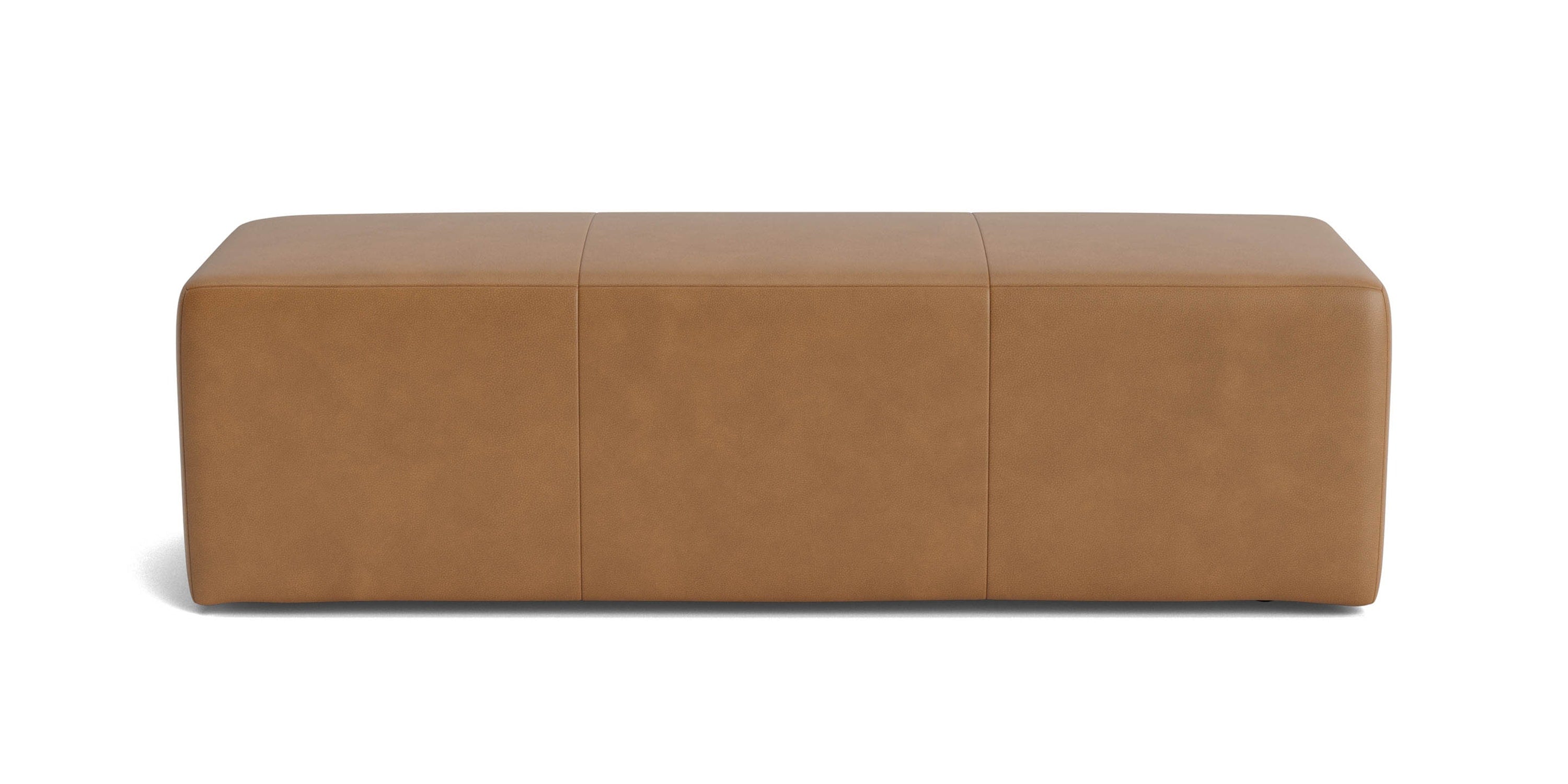 Kelly Leather Bench Bassett