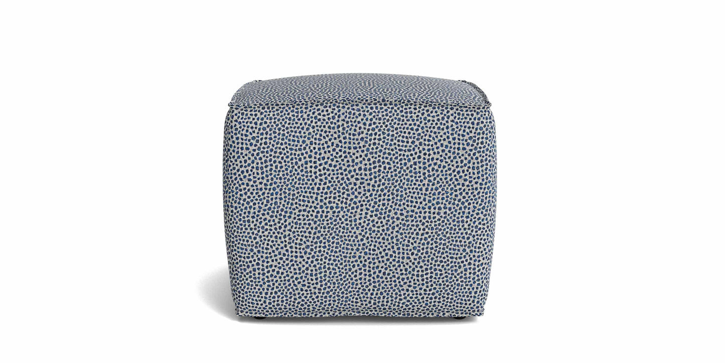 Bassett Rhonda Square Ottoman 40" — Oversized, Your Fabric Bassett Ottoman