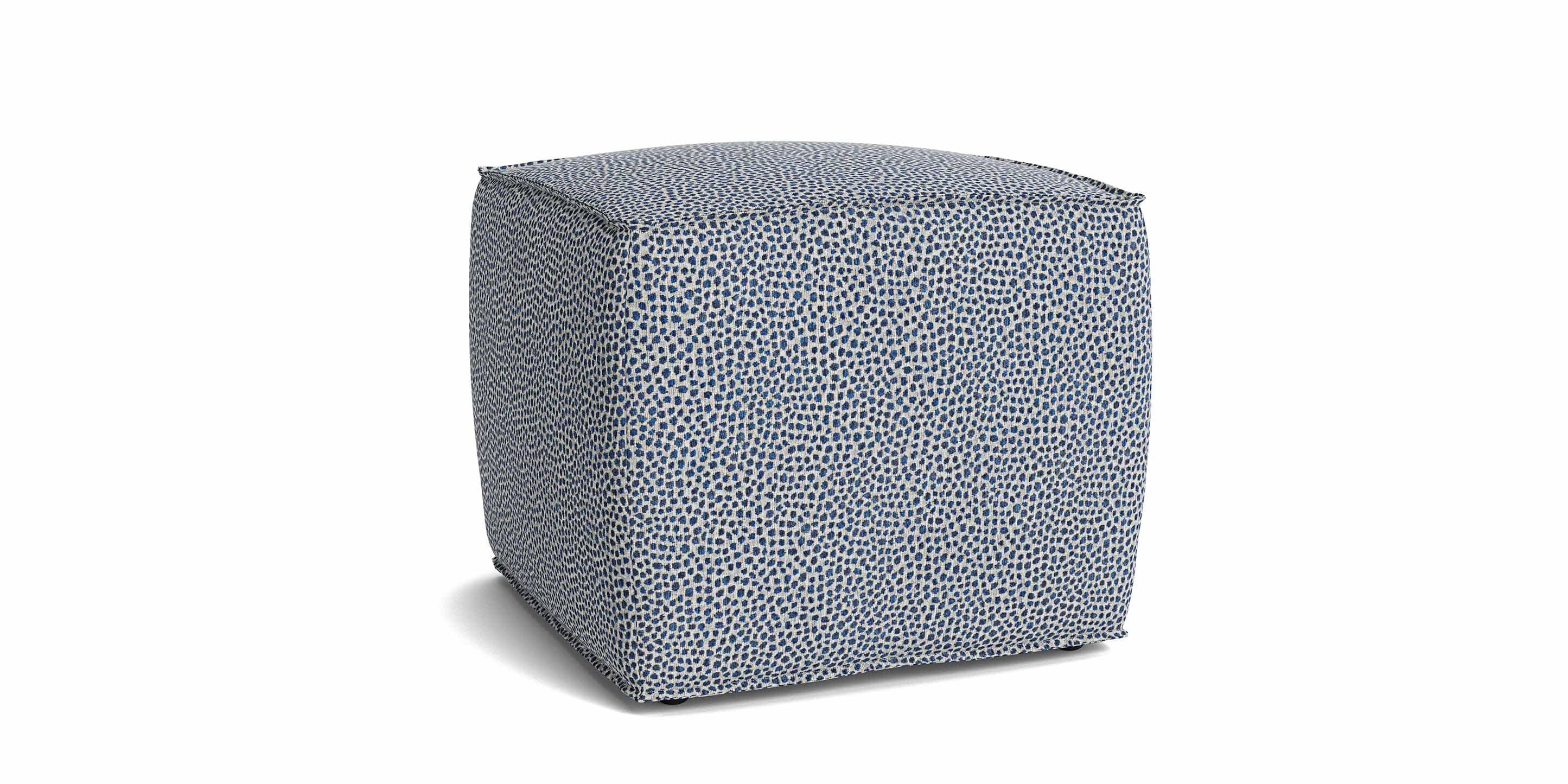 Bassett Rhonda Square Ottoman 40" — Oversized, Your Fabric Bassett Ottoman