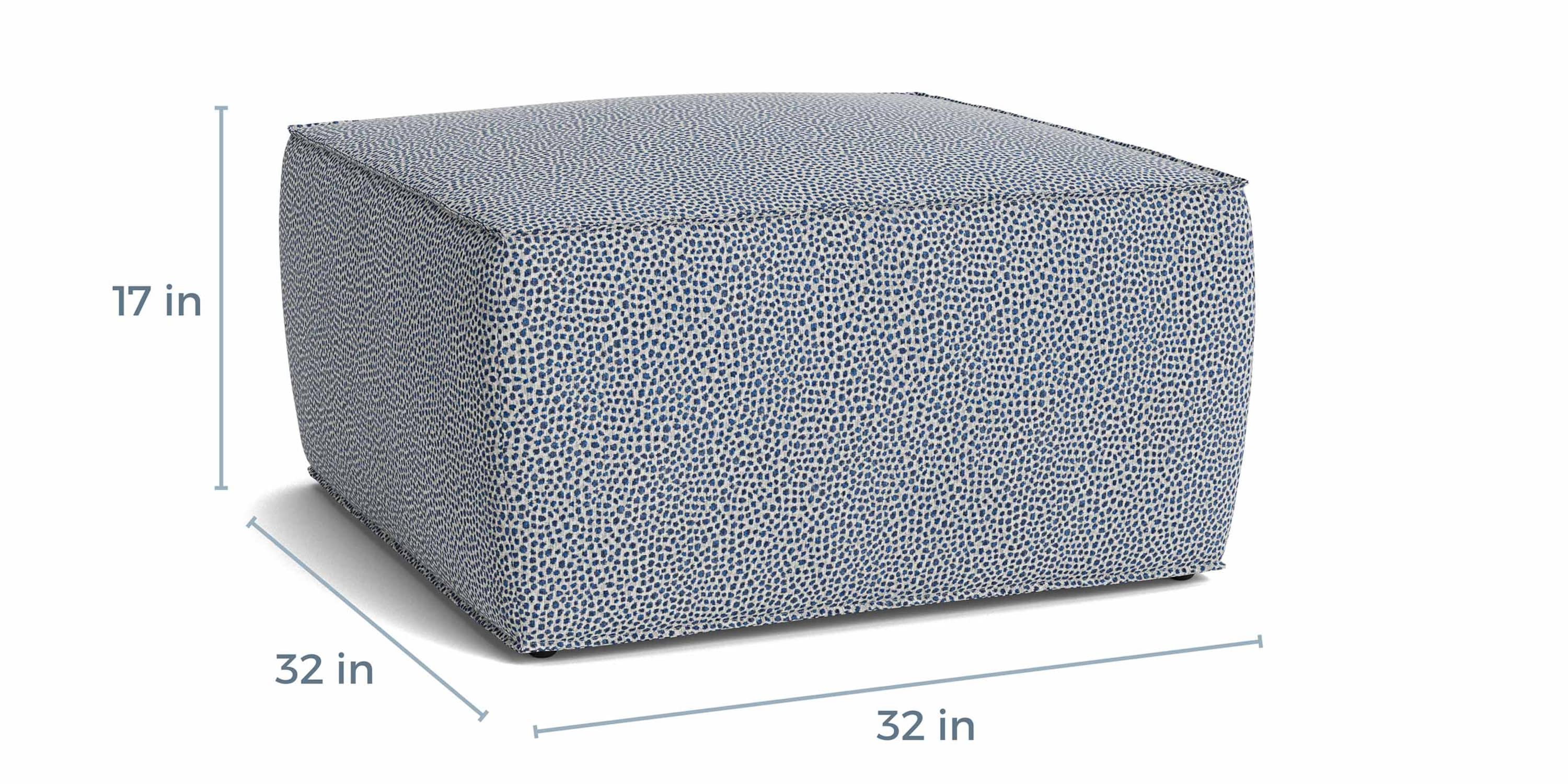 Rhonda Square Ottoman Bassett