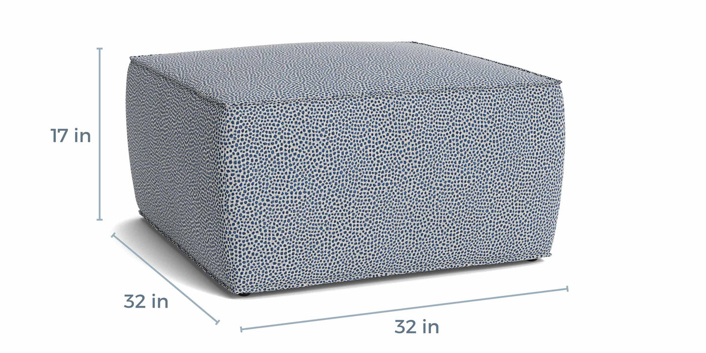 Rhonda Square Ottoman Bassett