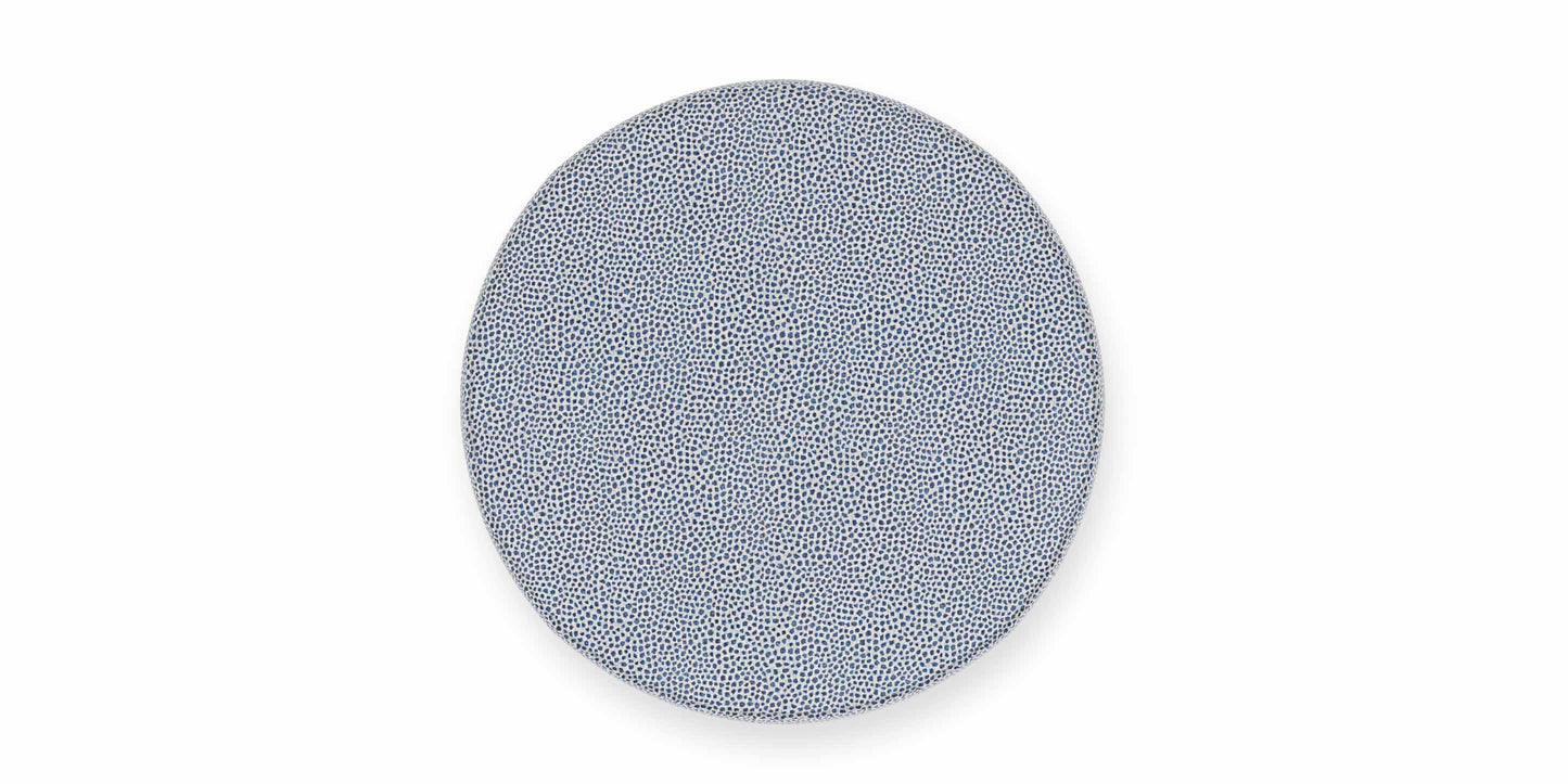 Bassett Rhonda Round Ottoman 40" — Your Fabric, Built in the USA Bassett Ottoman