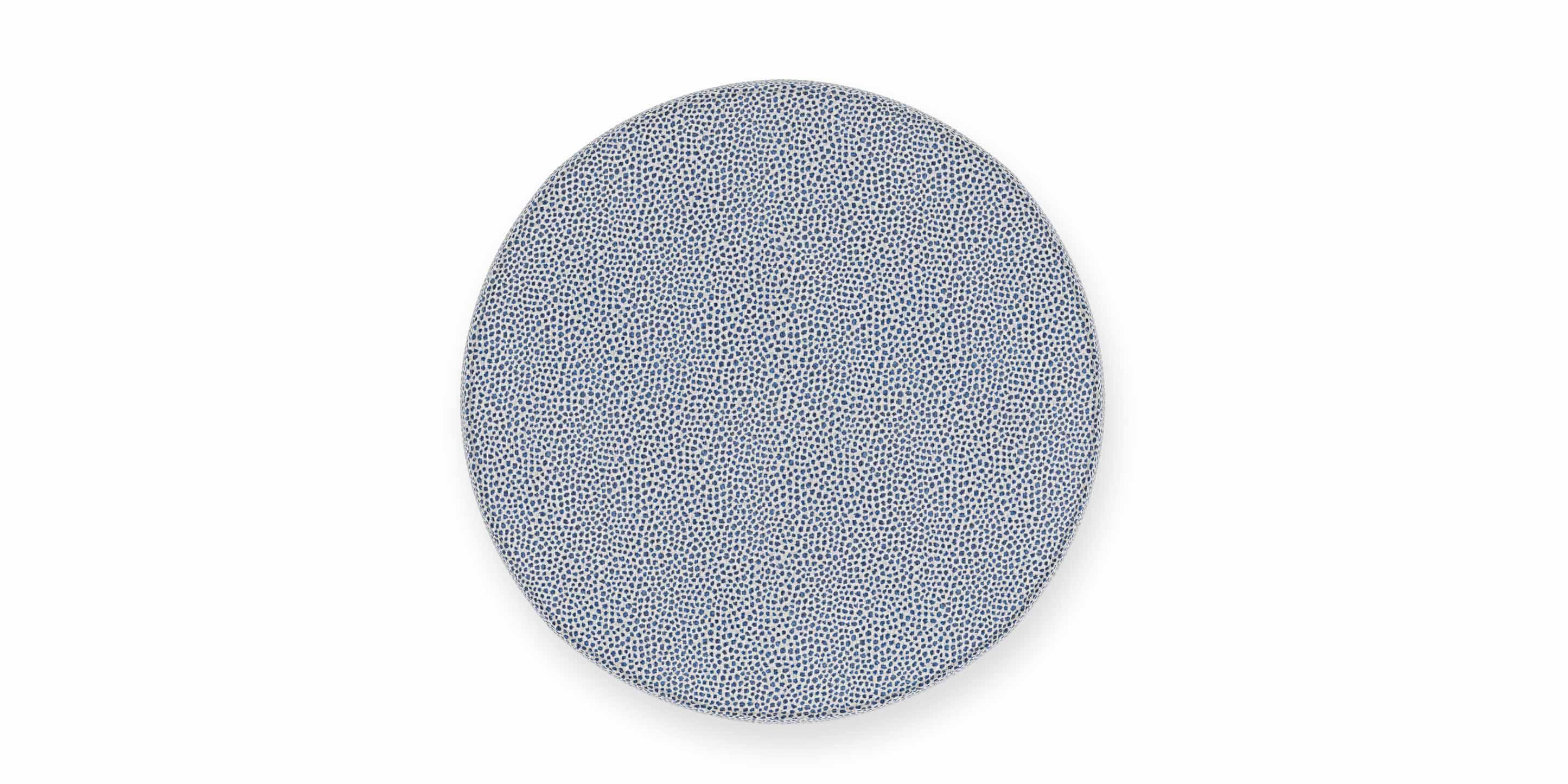 Bassett Rhonda Round Ottoman 40" — Your Fabric, Built in the USA Bassett Ottoman