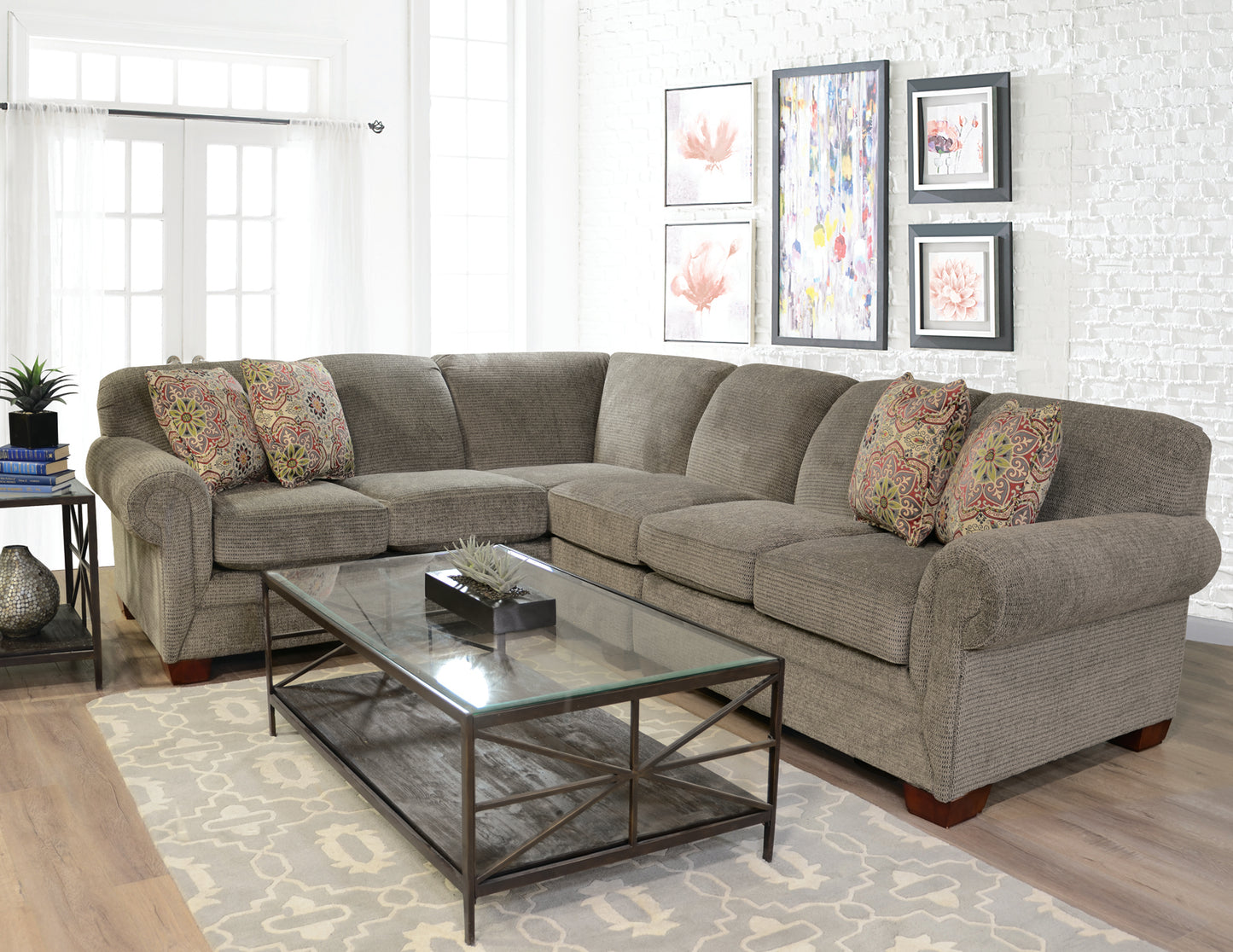 Monroe Right Arm Facing Corner Sofa