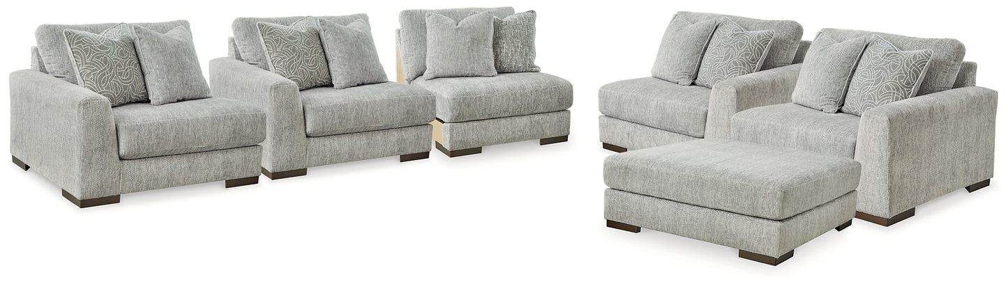 Regent Park Sectional Sofa, Loveseat and Ottoman