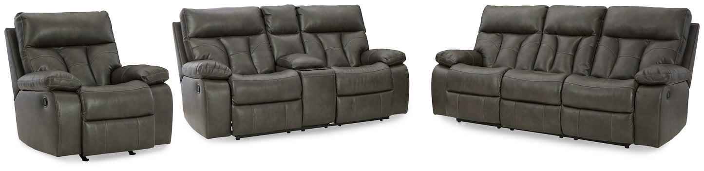 Willamen Reclining Sofa, Loveseat and Recliner