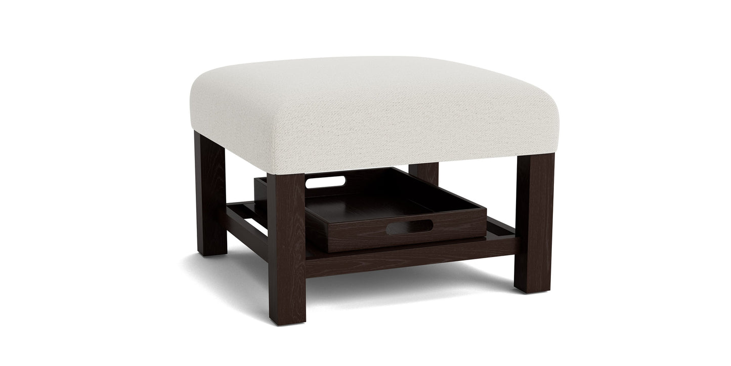 Lori Ottoman with Trays Bassett