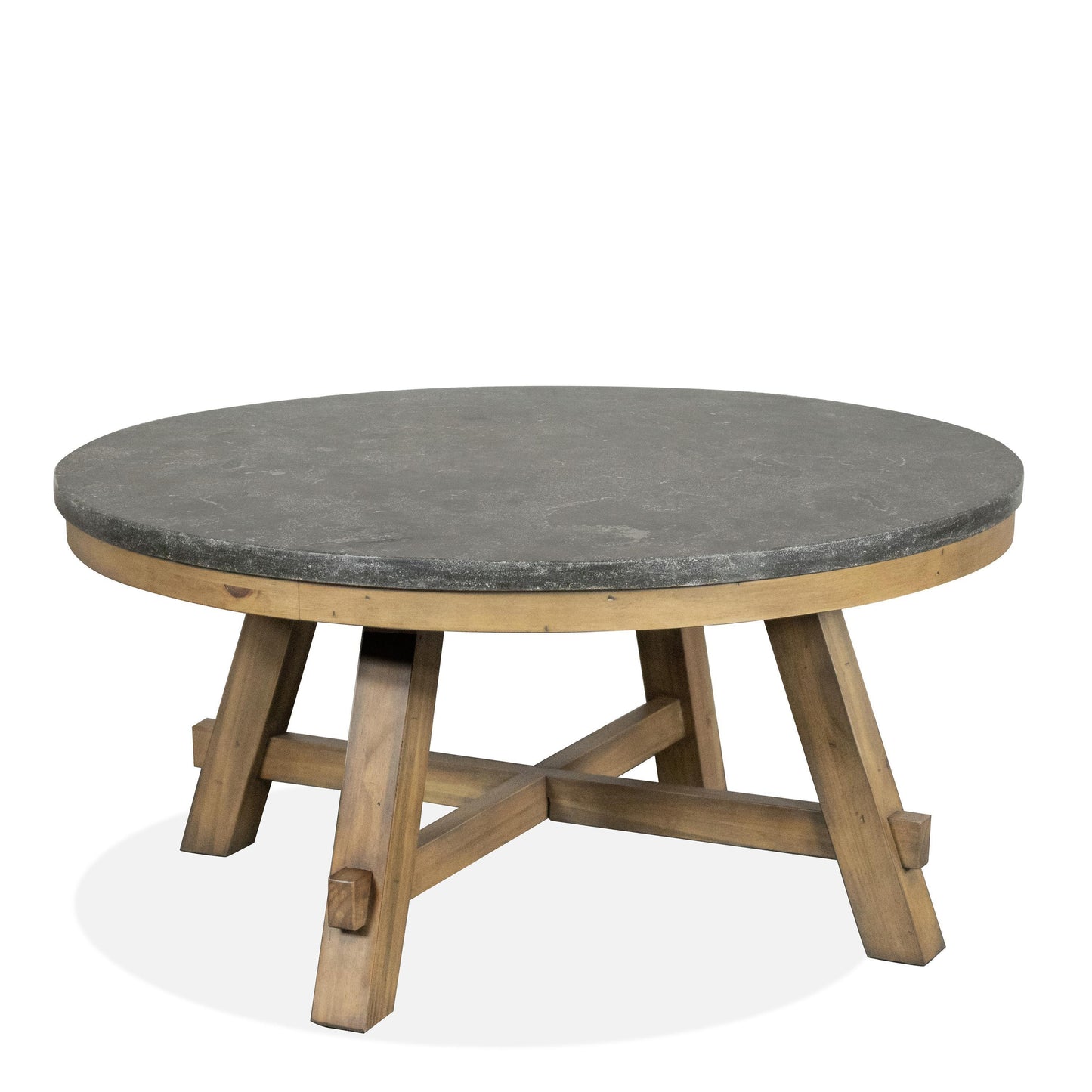 Weatherford Rnd Cktl Tbl-blustone Top Riverside Furniture Tables