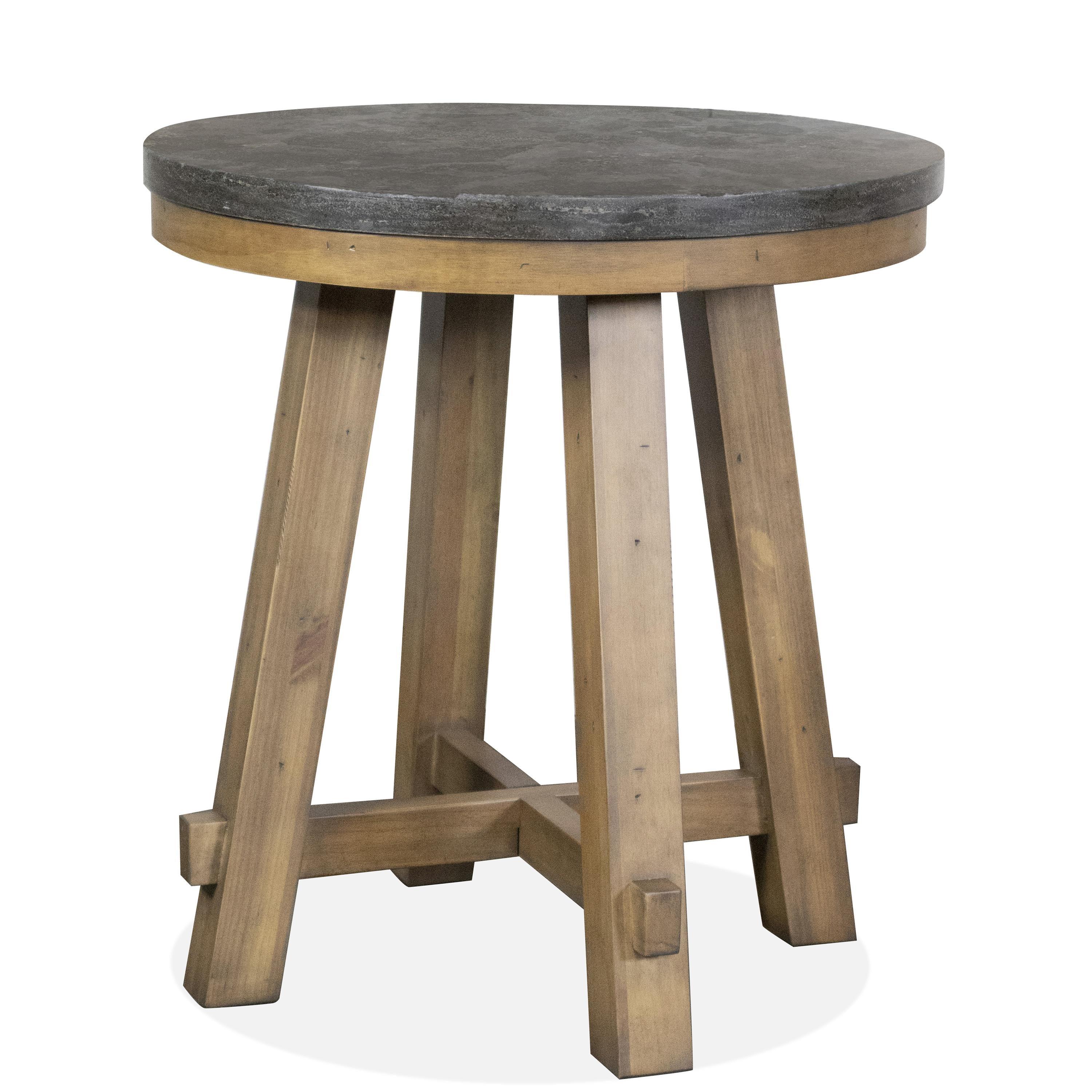 Weatherford Rnd End Tbl-base Riverside Furniture Tables