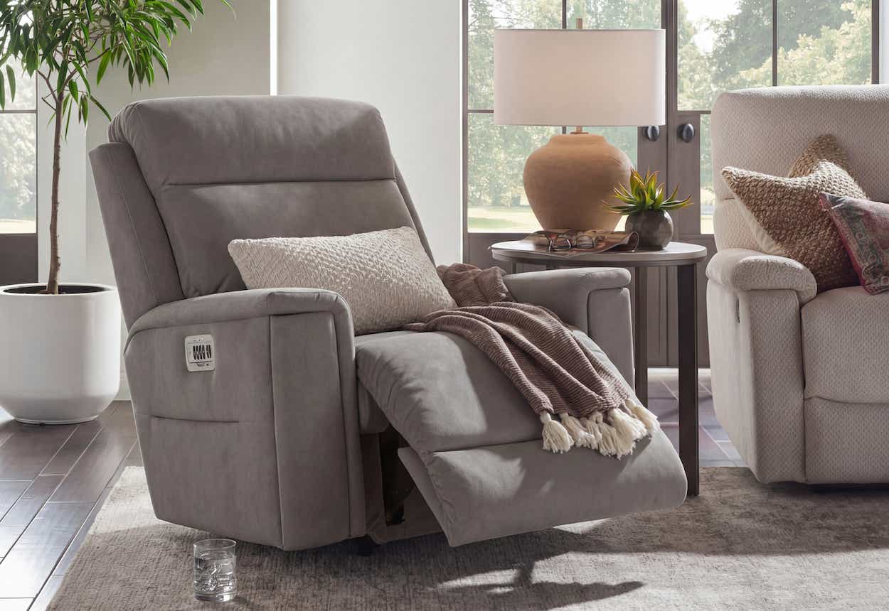 La-Z-Boy Ace Power Wall Recliner — Headrest, Lumbar, Small Footprint La-Z-Boy Recliner Chair