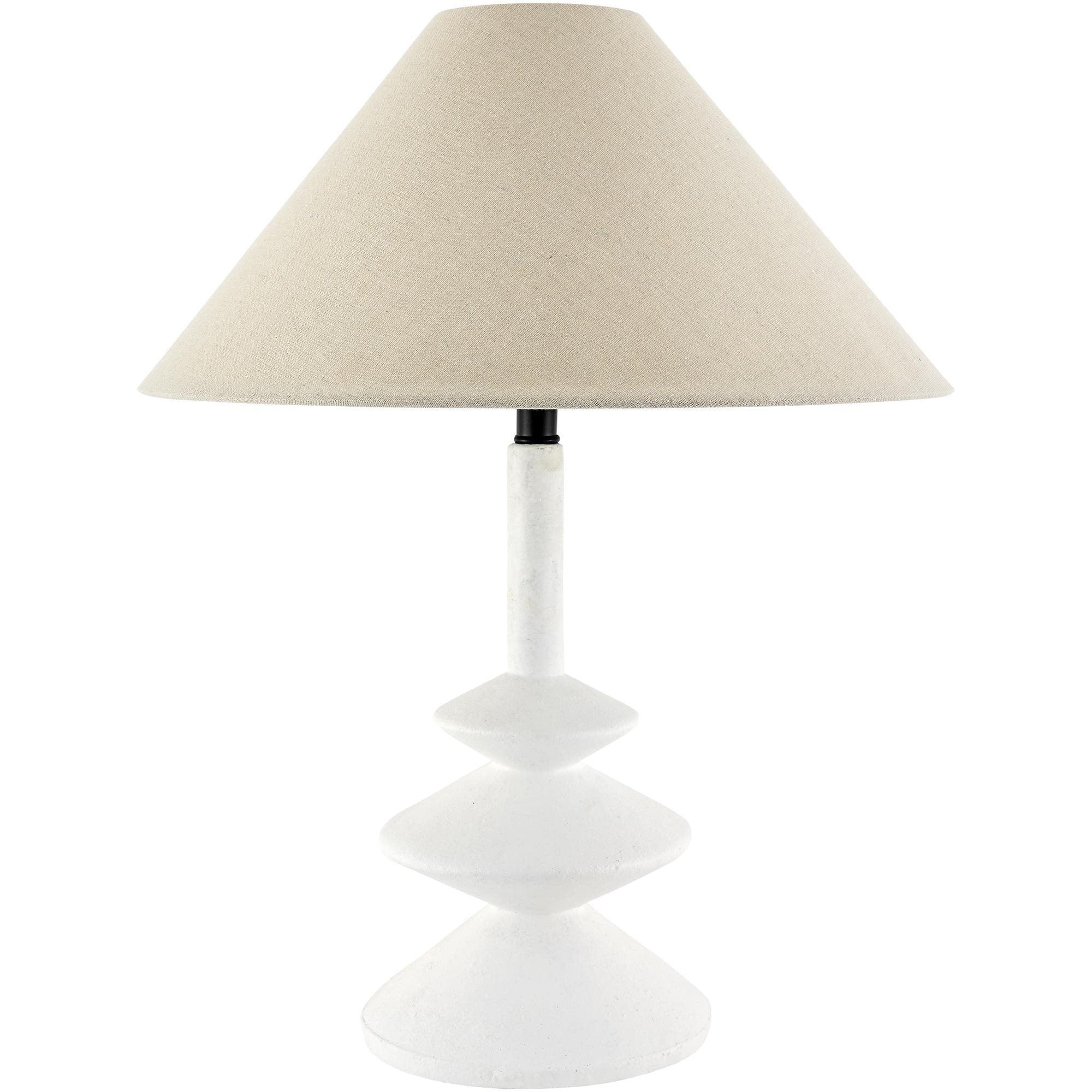 Abrego Accent Table Lamp — White Livabliss Table Lamp