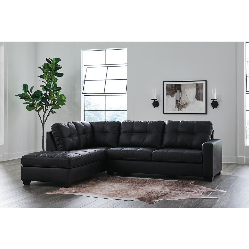Barlin Mills 2-Piece Sectional with Chaise Benchcraft® Living Room