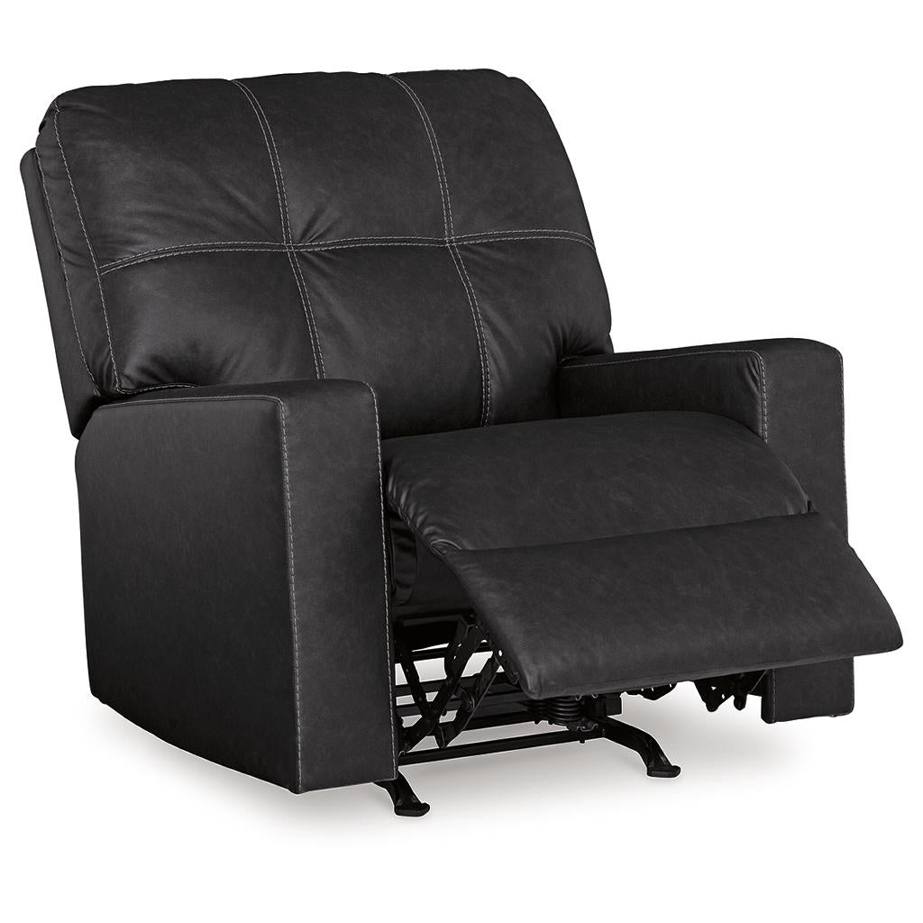 Barlin Mills Recliner and Oversized Accent Ottoman Benchcraft® Uncategorized