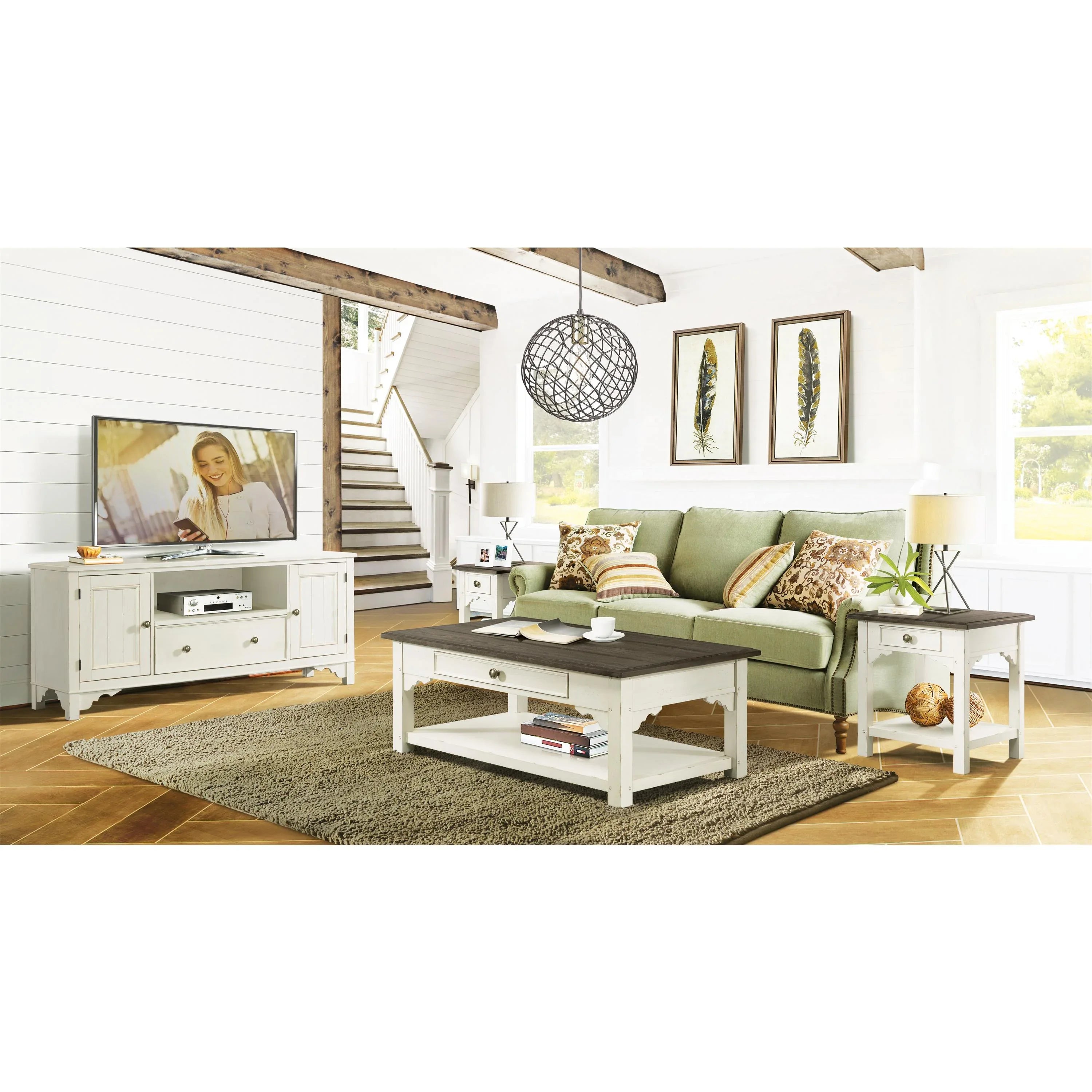 Grand Haven Chairside Table Riverside Furniture Tables