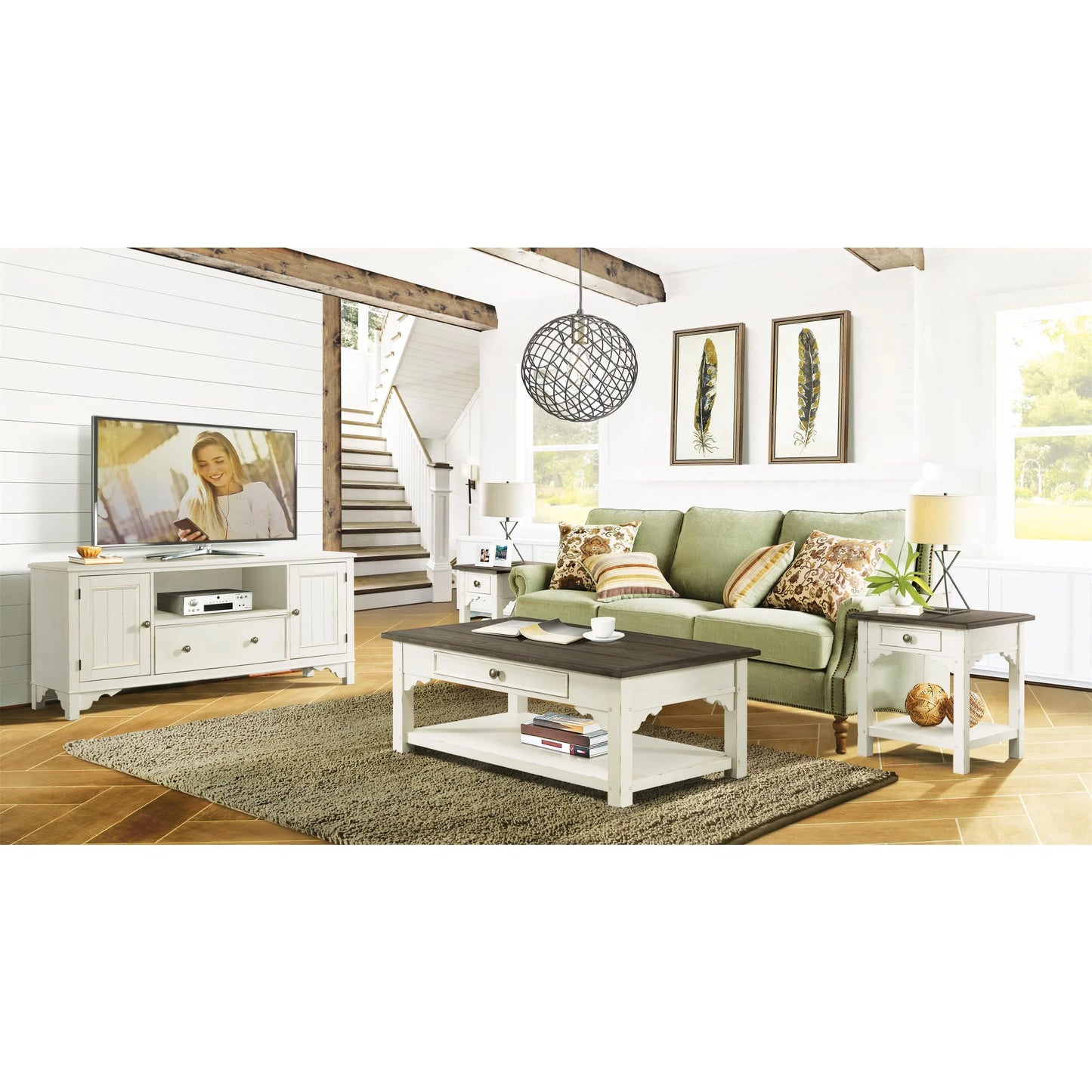 Grand Haven Chairside Table Riverside Furniture Tables