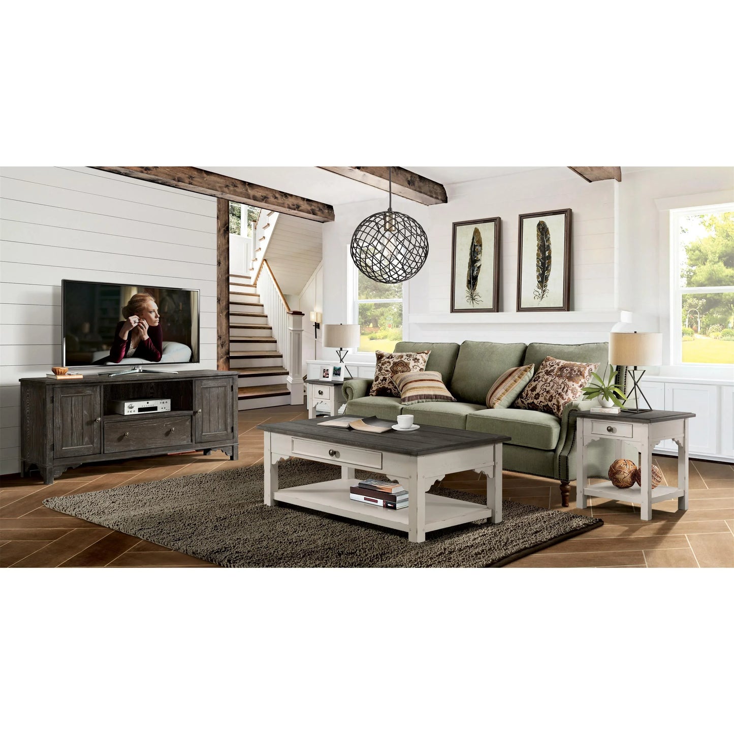 Grand Haven Chairside Table Riverside Furniture Tables