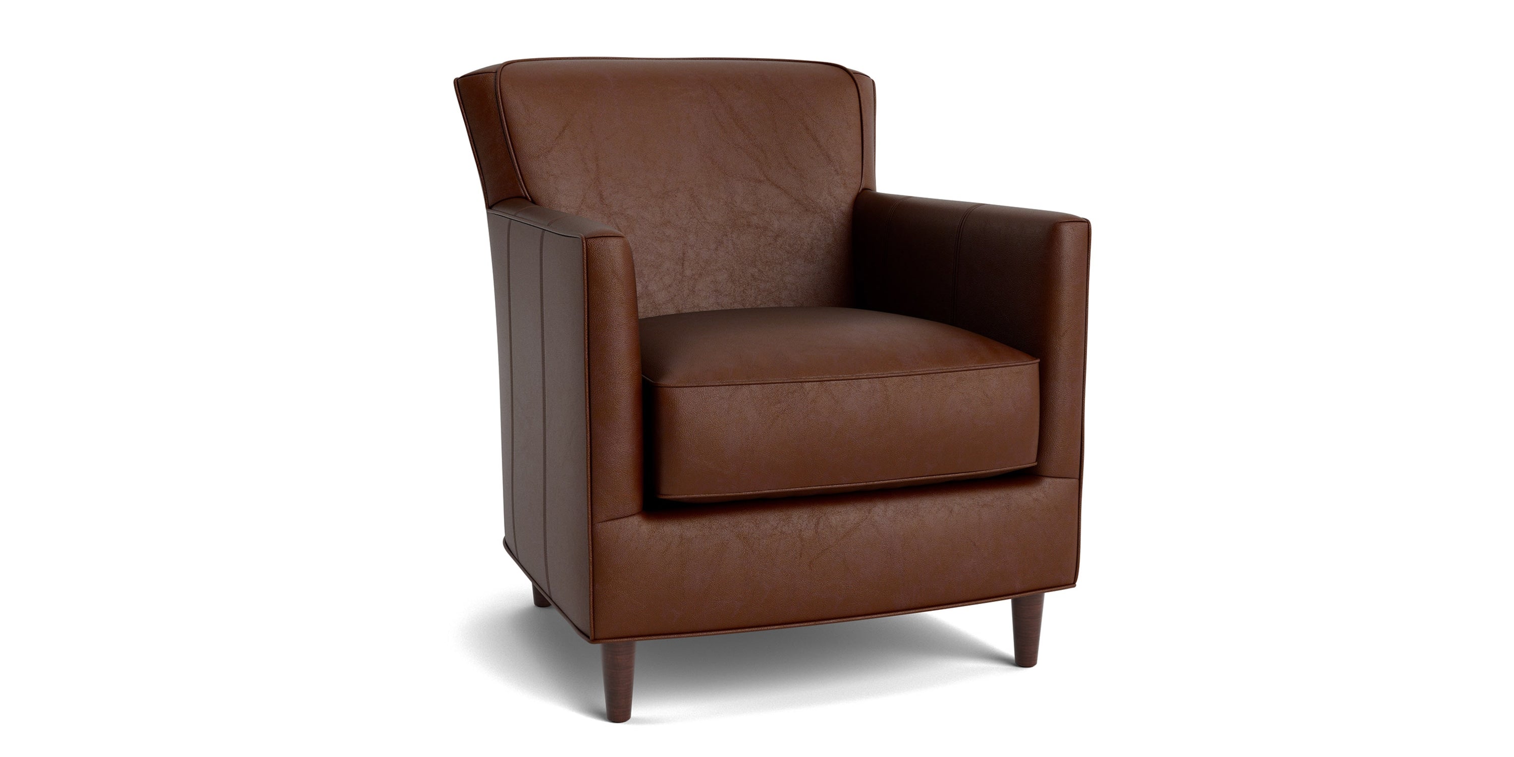 New American Living Leather Accent Chair Bassett