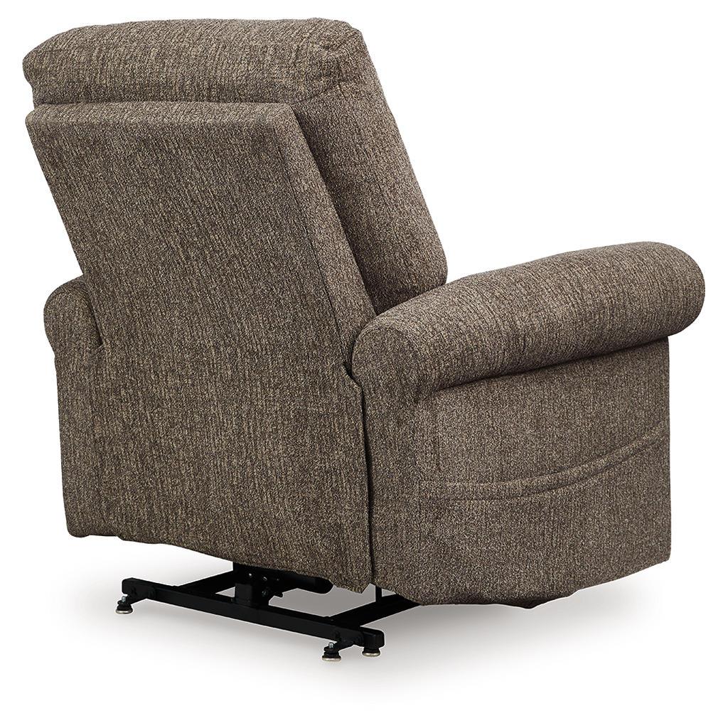 Aureta Power Lift Recliner — Earth Nuvella, Stand-Assist Comfort Signature Design by Ashley® Living Room
