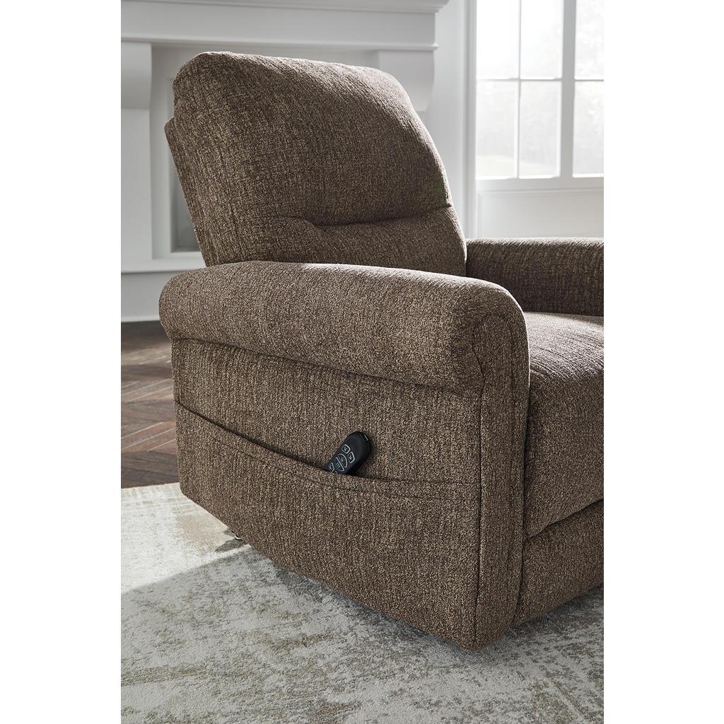 Aureta Power Lift Recliner — Earth Nuvella, Stand-Assist Comfort Signature Design by Ashley® Living Room