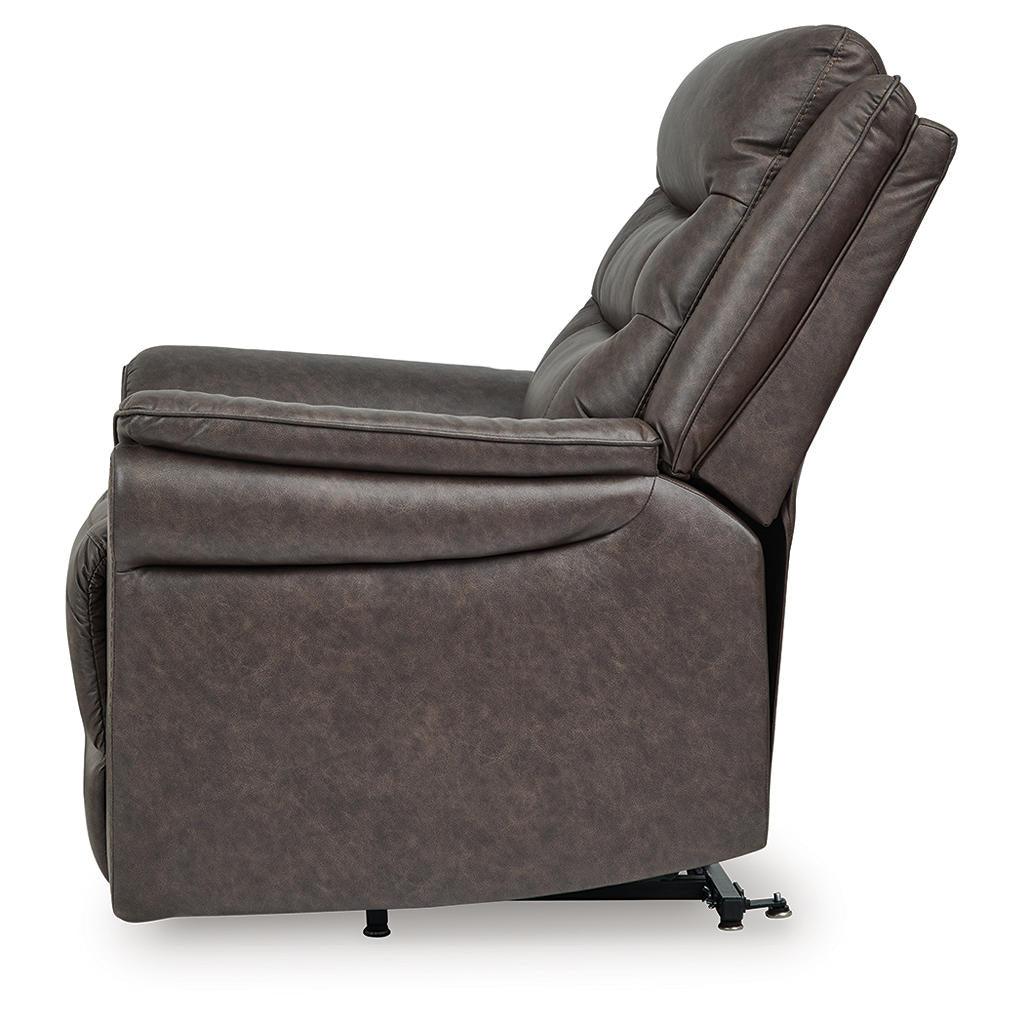 Oatman Power Lift Recliner — Umber with Heat and Massage Signature Design by Ashley® Living Room