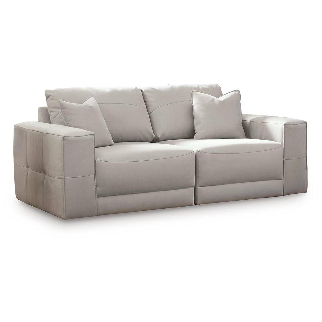 Next-Gen Gaucho 2-Piece Sectional Loveseat — Gray Benchcraft® Living Room