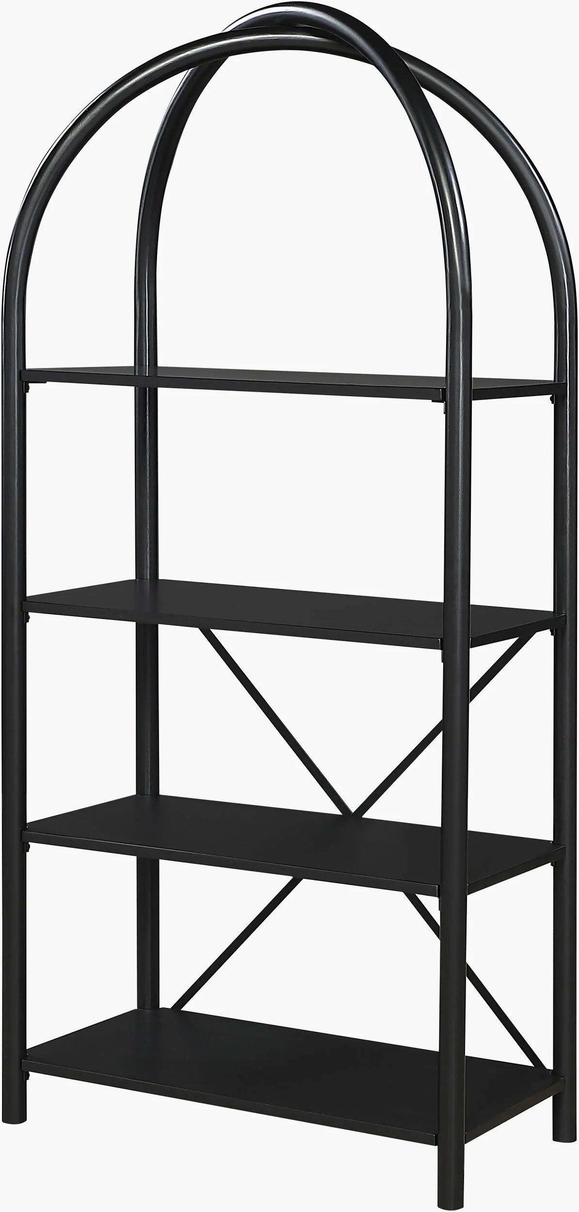 Alayna Bookcase — Black Livabliss Shelving/Storage