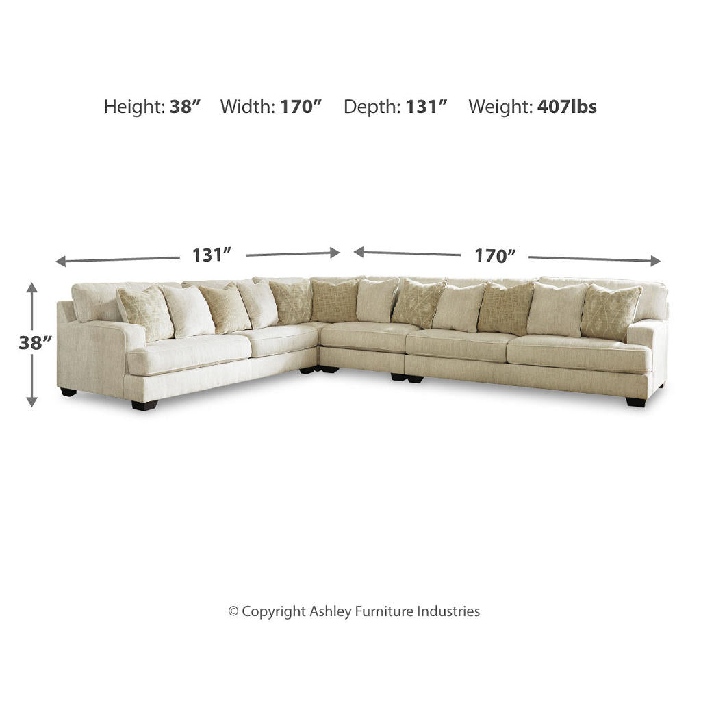 Rawcliffe 4-Piece Sectional Signature Design by Ashley® Living Room