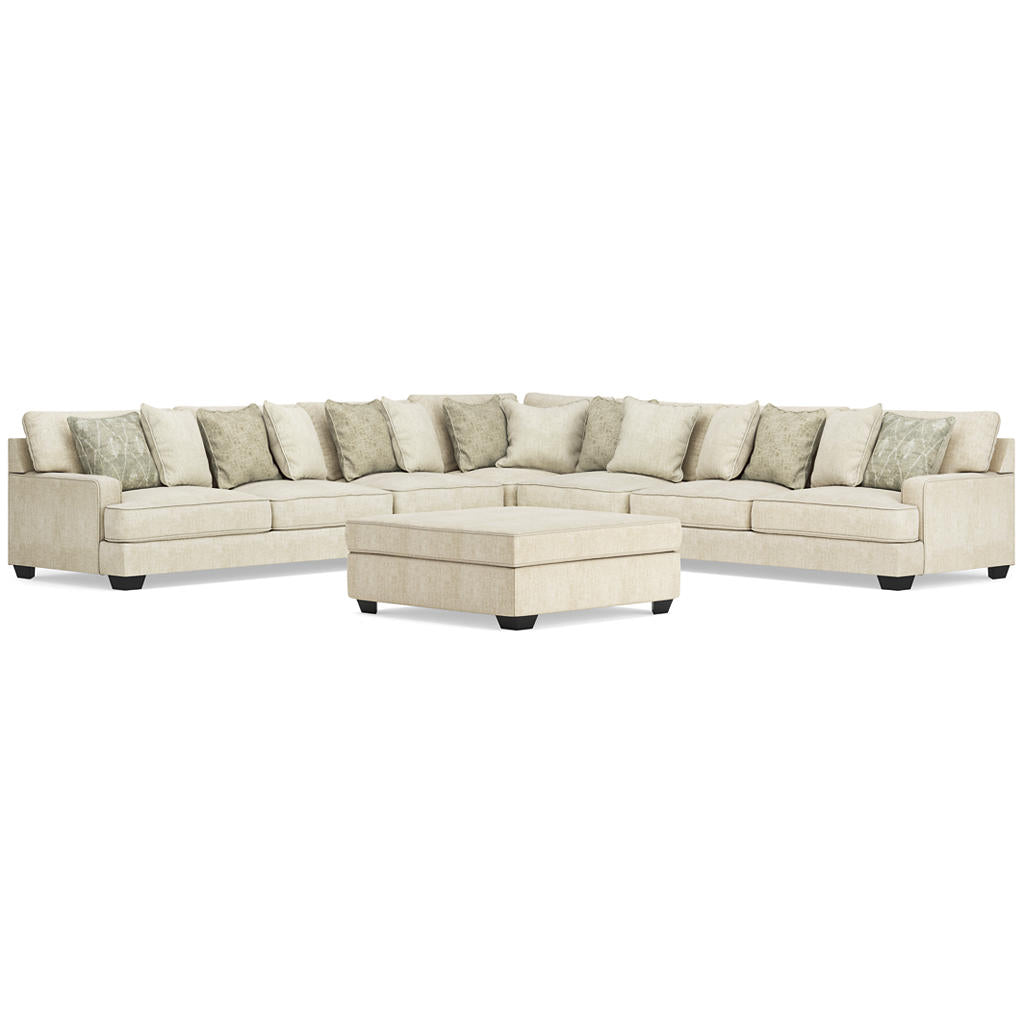 Rawcliffe 5-Piece Sectional and Oversized Ottoman Signature Design by Ashley® Uncategorized