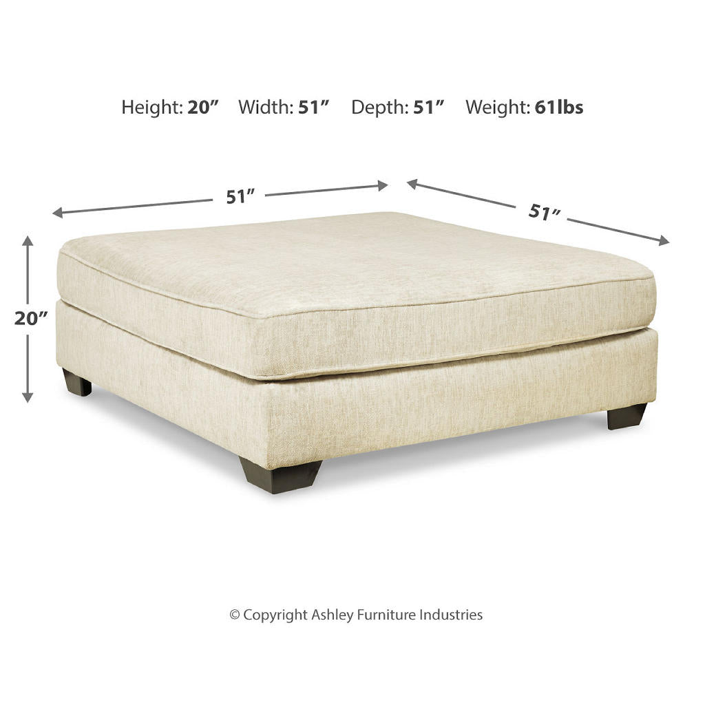 Rawcliffe Oversized Accent Ottoman Signature Design by Ashley® Living Room