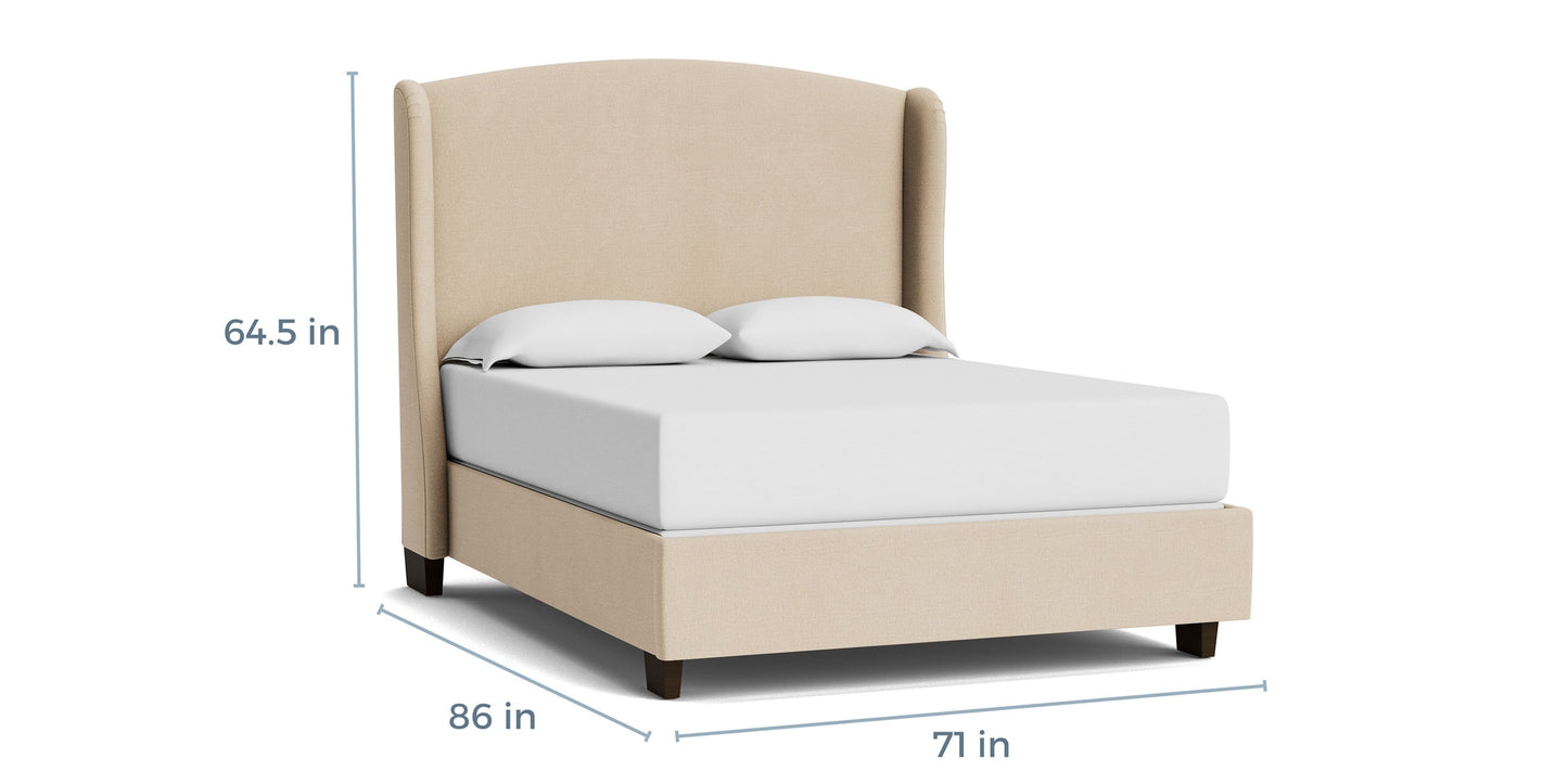 Paris Upholstered Bed Bassett Bedroom Furniture