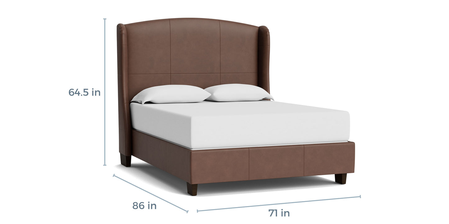 Paris Leather Upholstered Storage Bed Bassett Bedroom Furniture