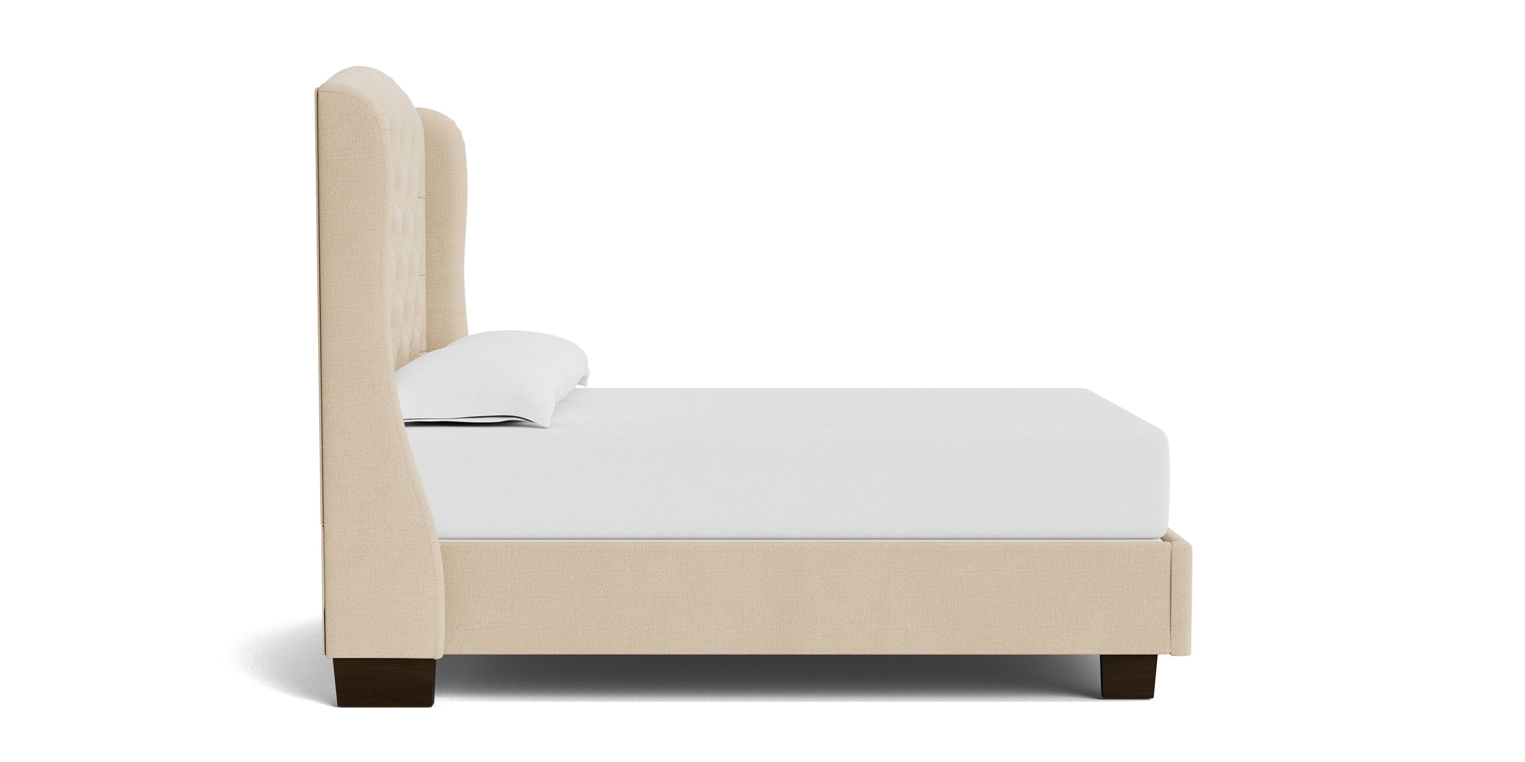 Paris Tufted Upholstered Bed Bassett