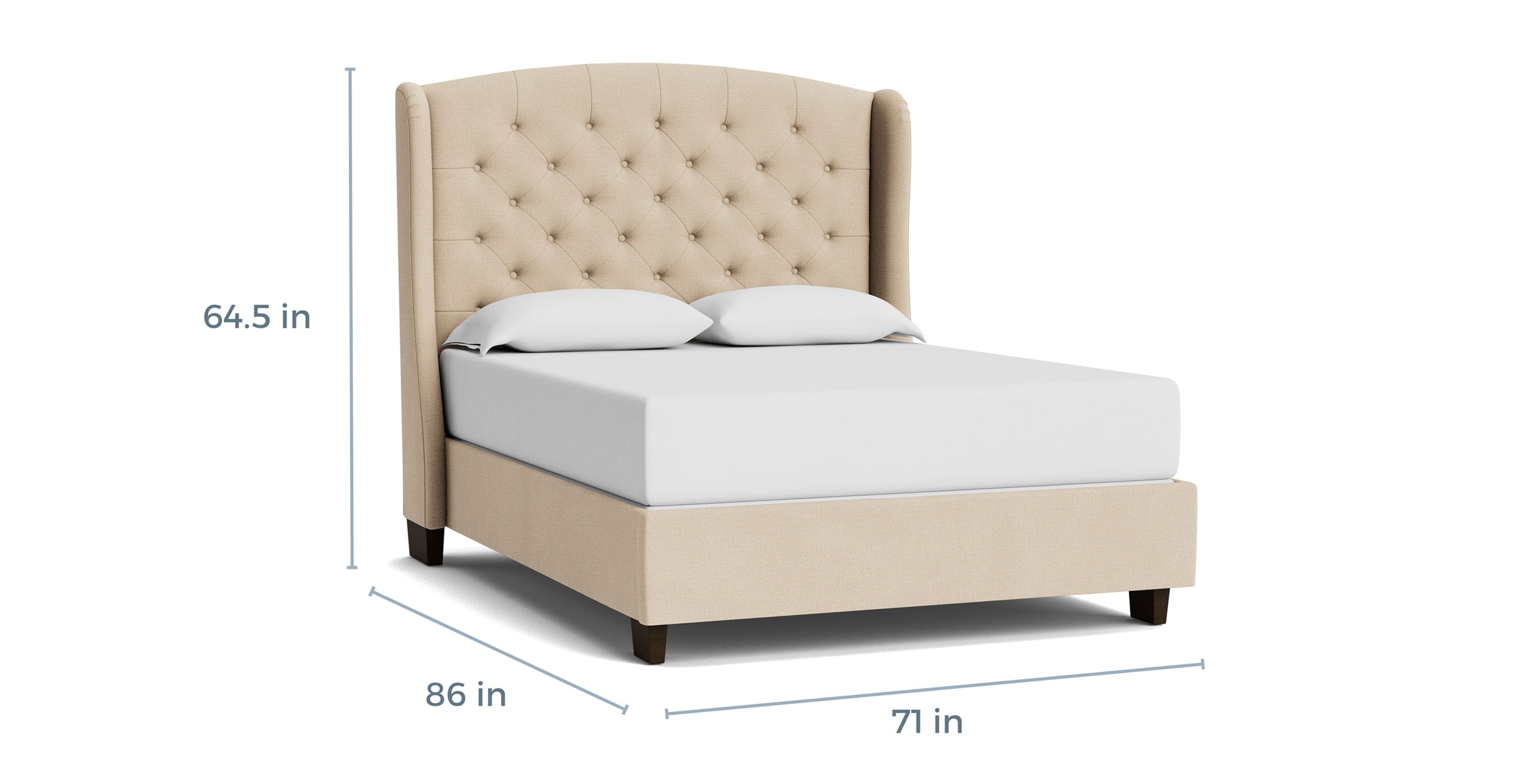 Paris Tufted Upholstered Storage Bed Bassett Bedroom Furniture