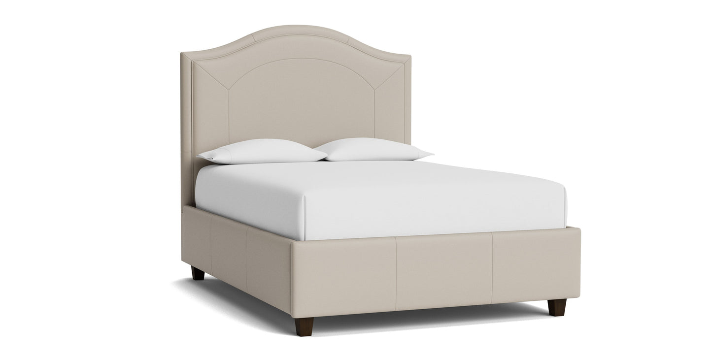 Vienna Leather Upholstered Bed