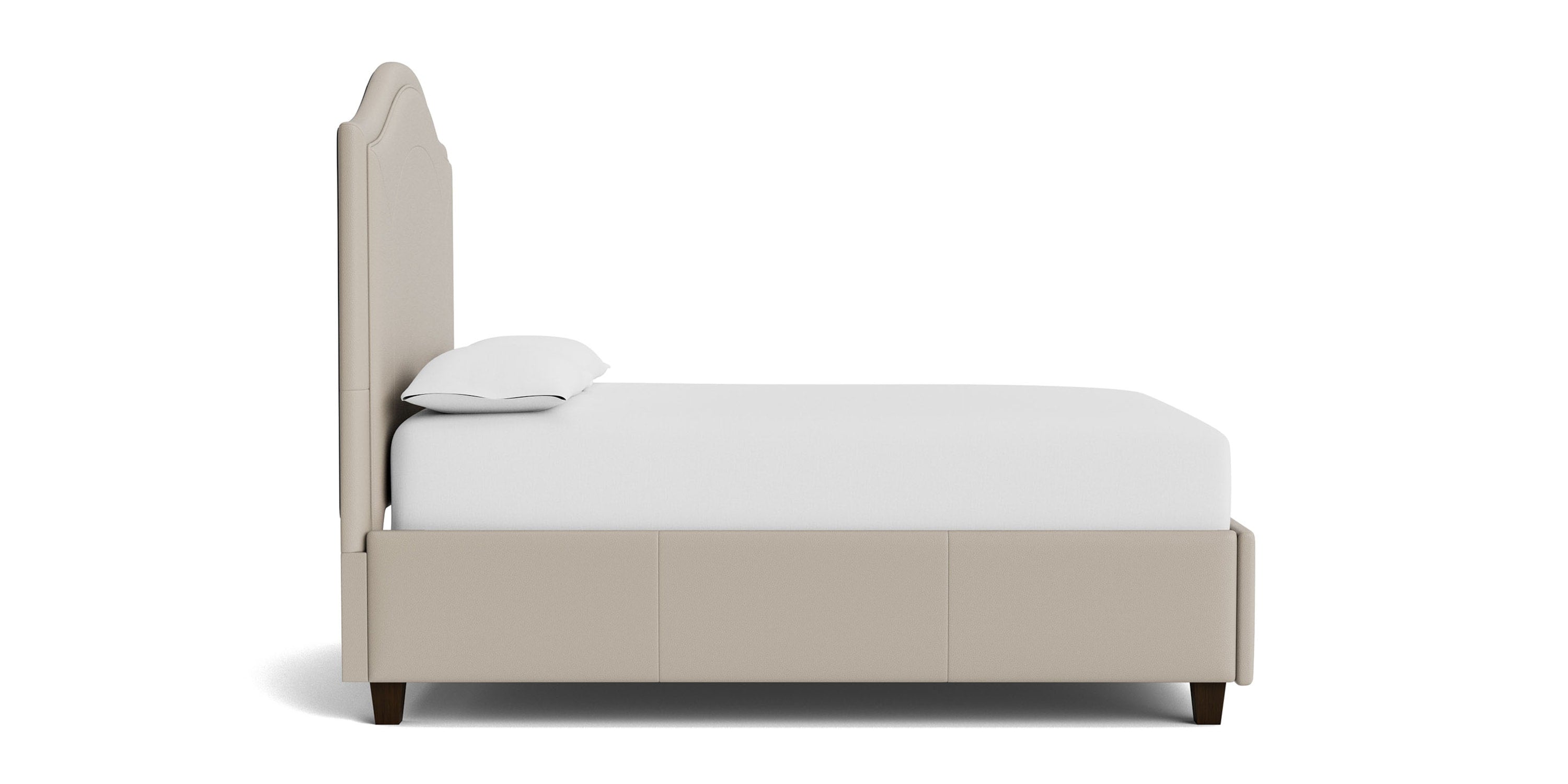 Vienna Leather Upholstered Storage Bed Bassett Bedroom Furniture
