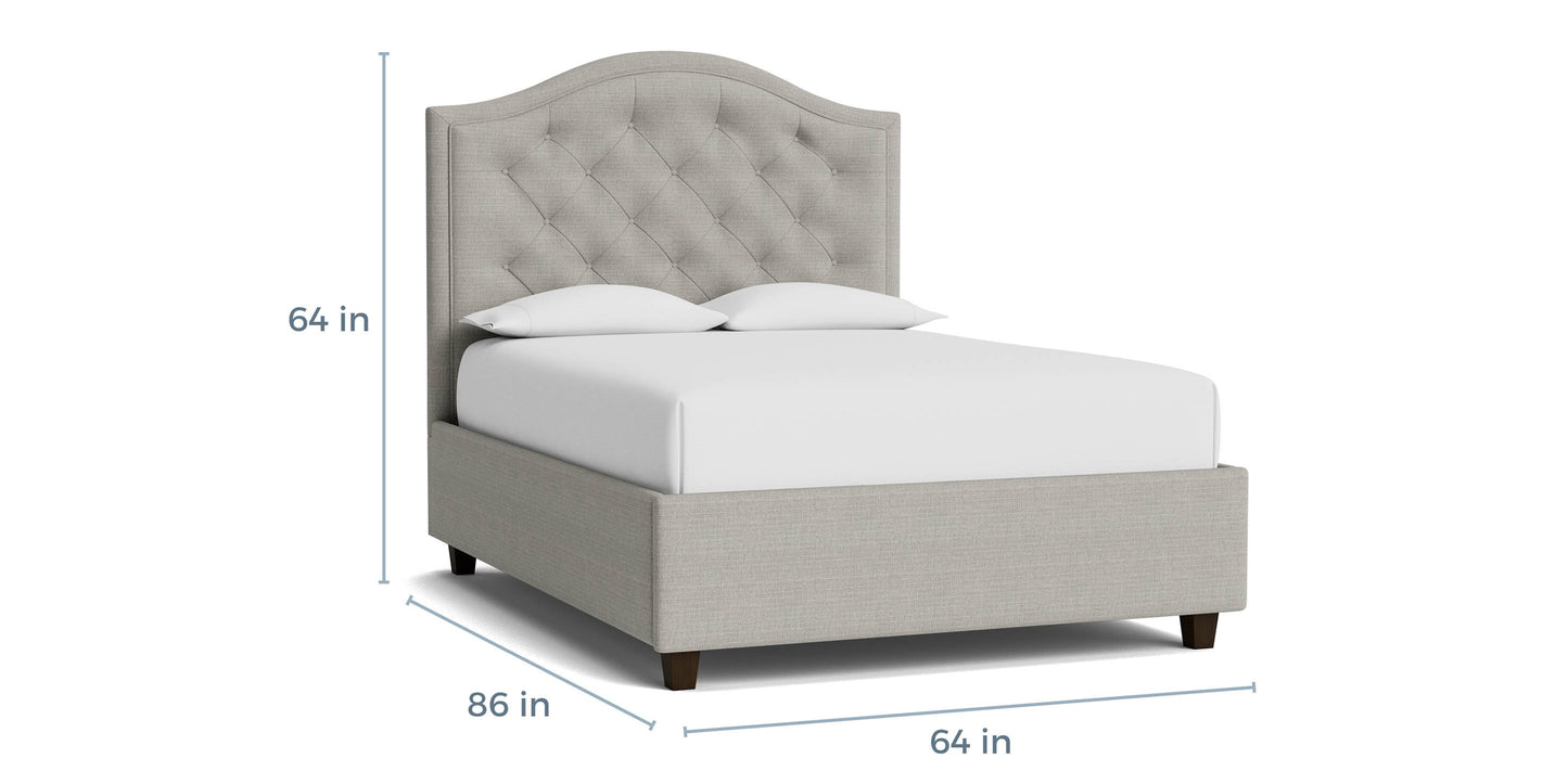Vienna Tufted Upholstered Bed Bassett